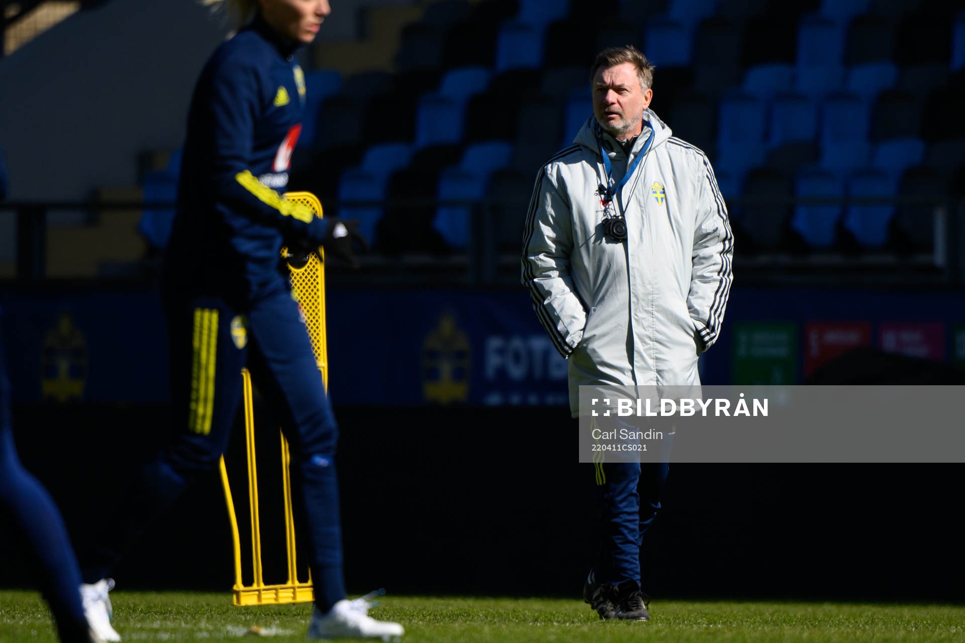 Head coach Peter Gerhardsson of the Swedish women's