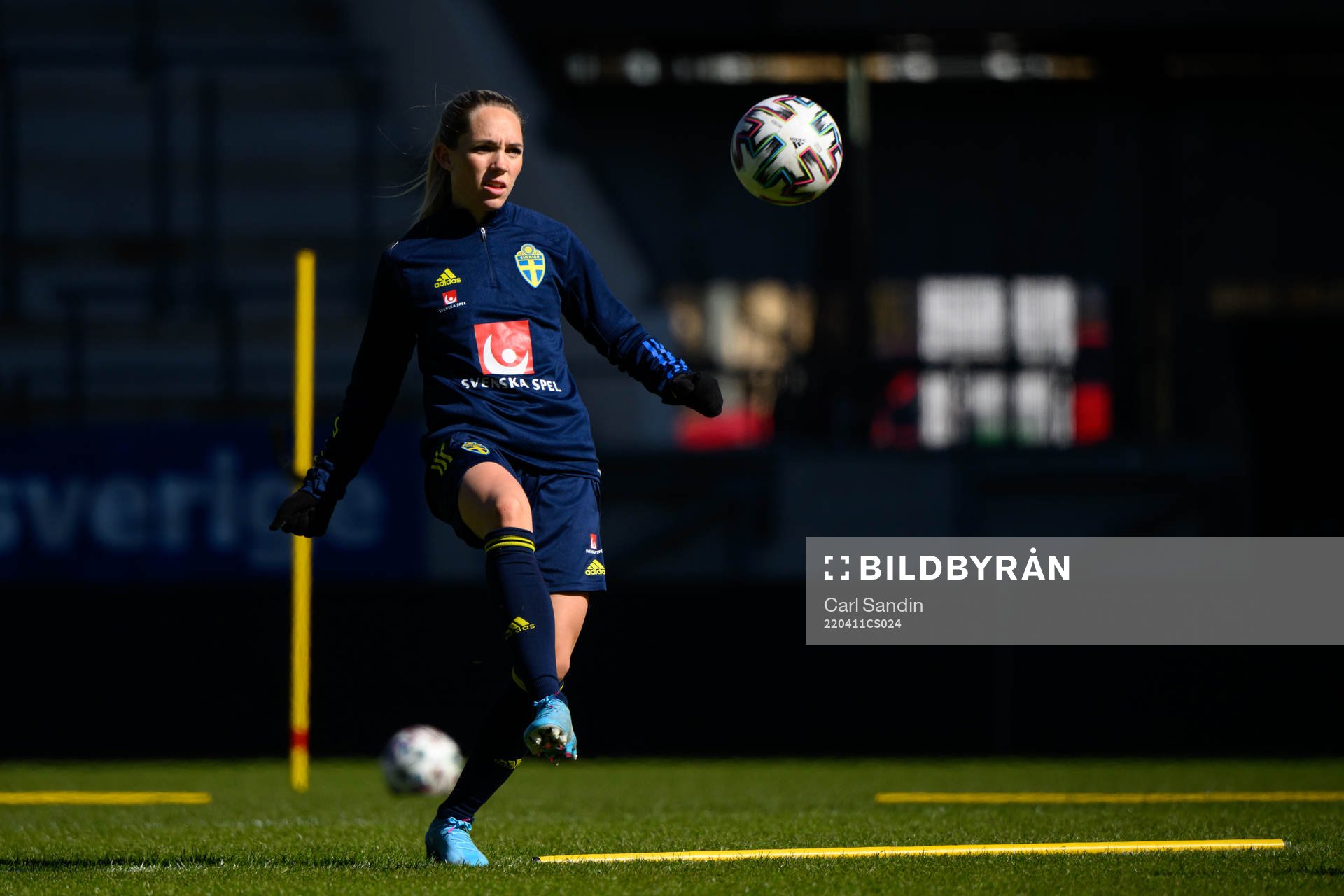 Elin Rubensson of the Swedish women's national football team