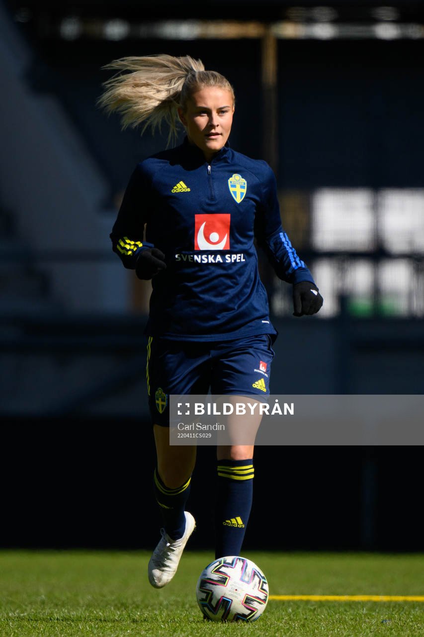 Amanda Nildén of the Swedish women's national football team