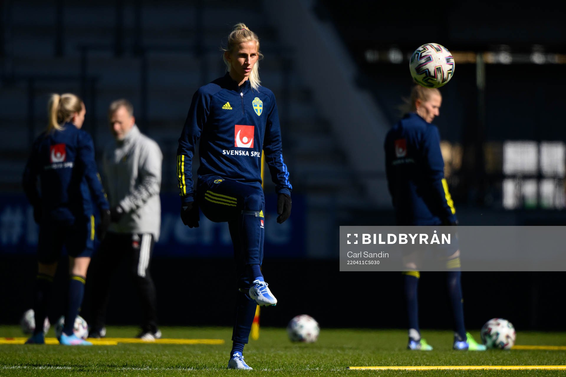 Sofia Jskobsson of the Swedish women's national football