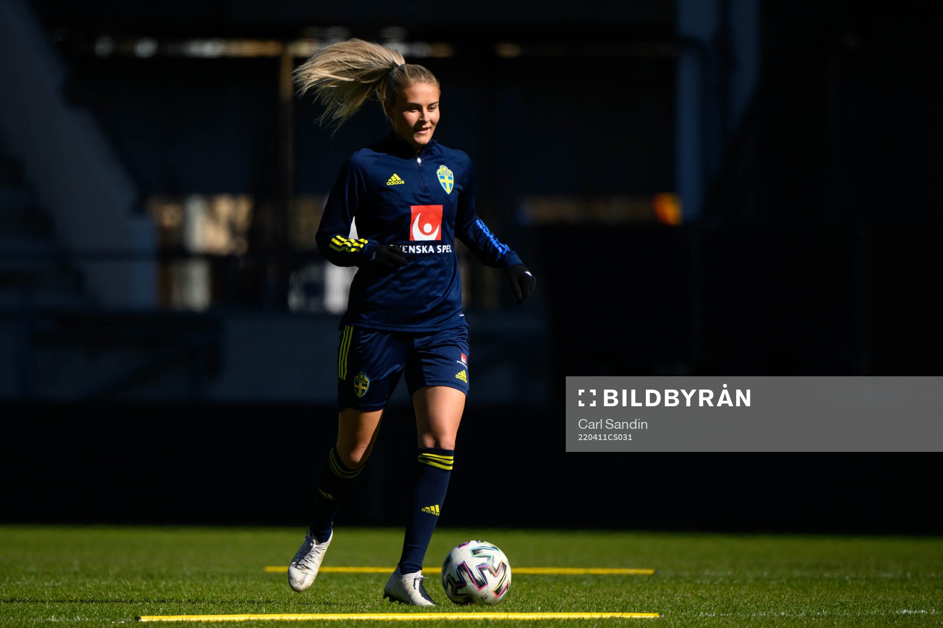 Amanda Nildén of the Swedish women's national football team