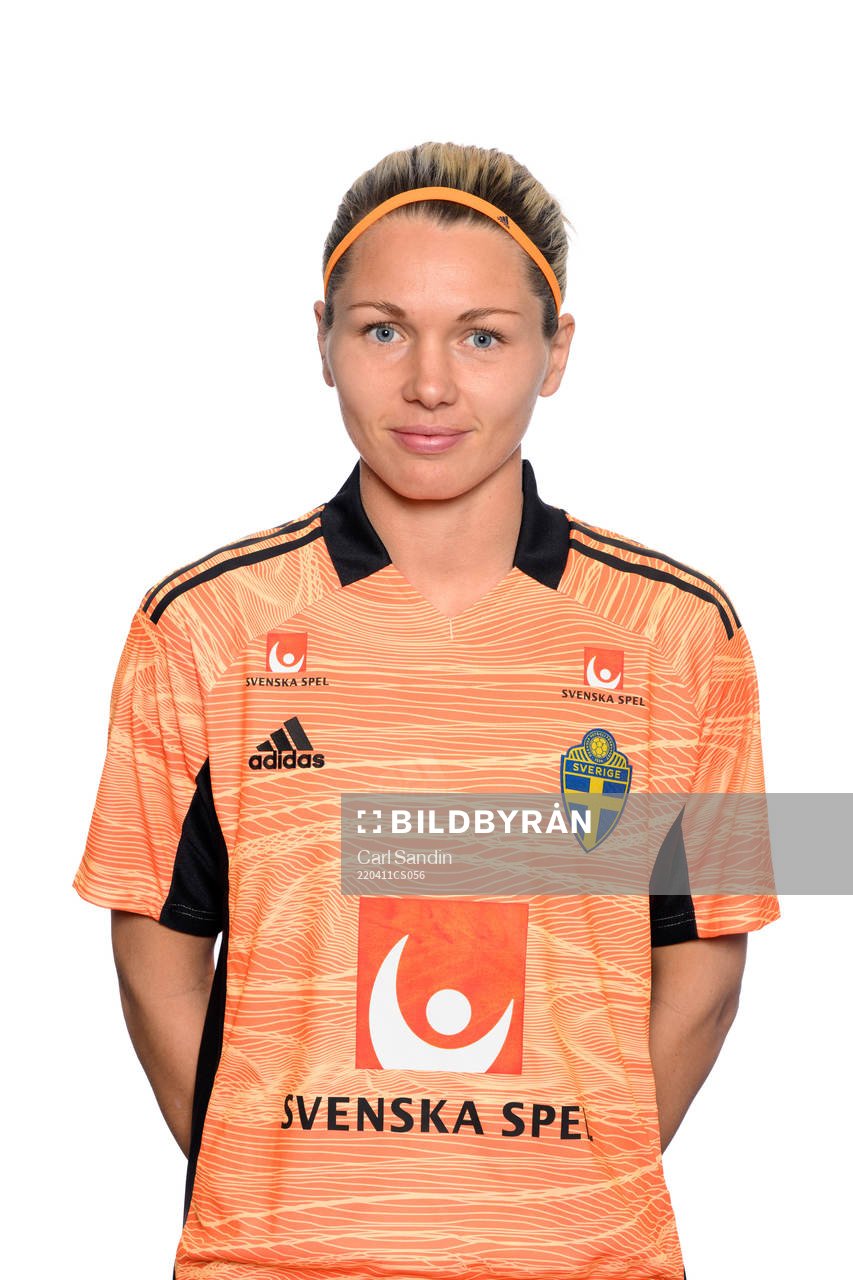Sveriges målvakt Jennifer Falk