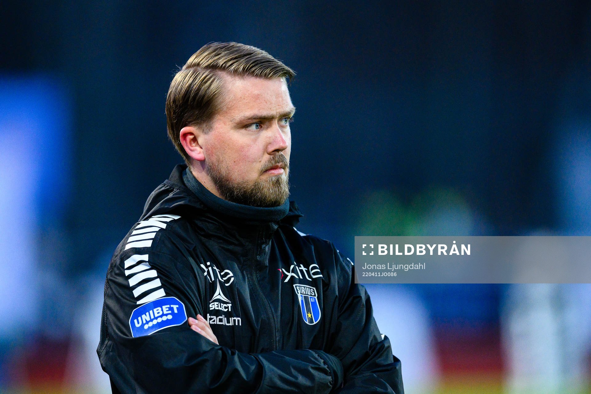 Sirius head coach Daniel Bäckström