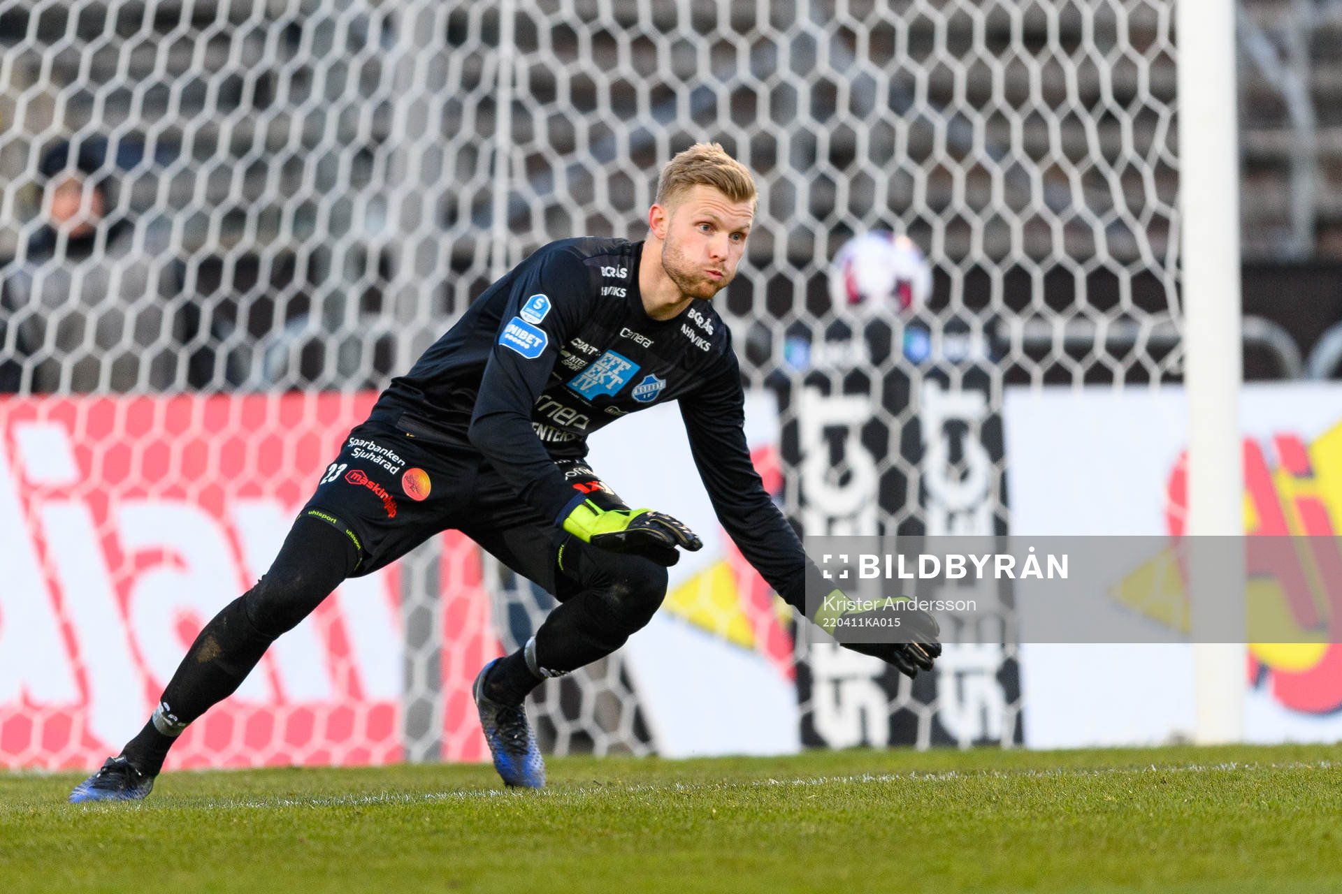 Norrbys målvakt Anton Cajtoft