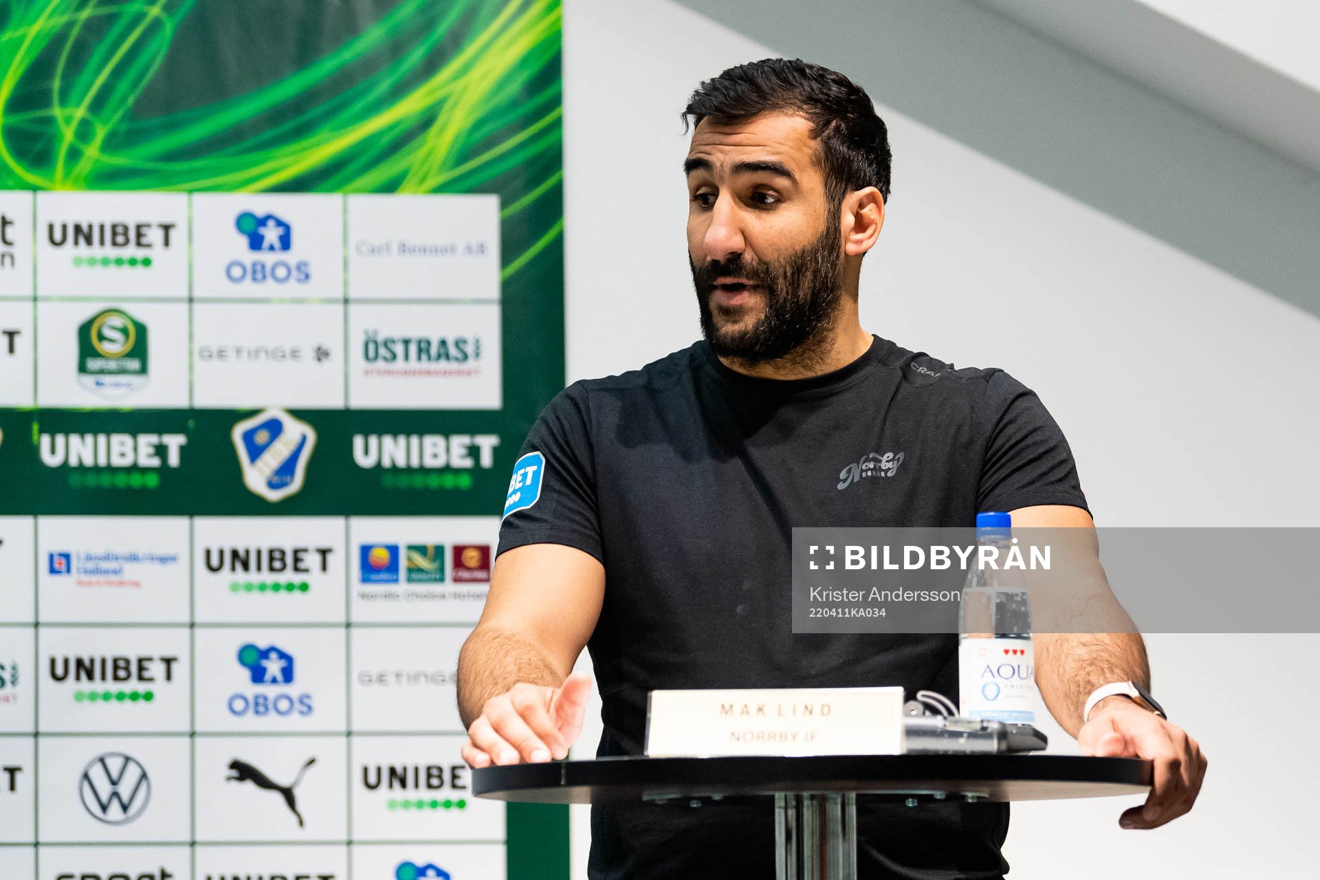 Norrbys manager Mak Lind