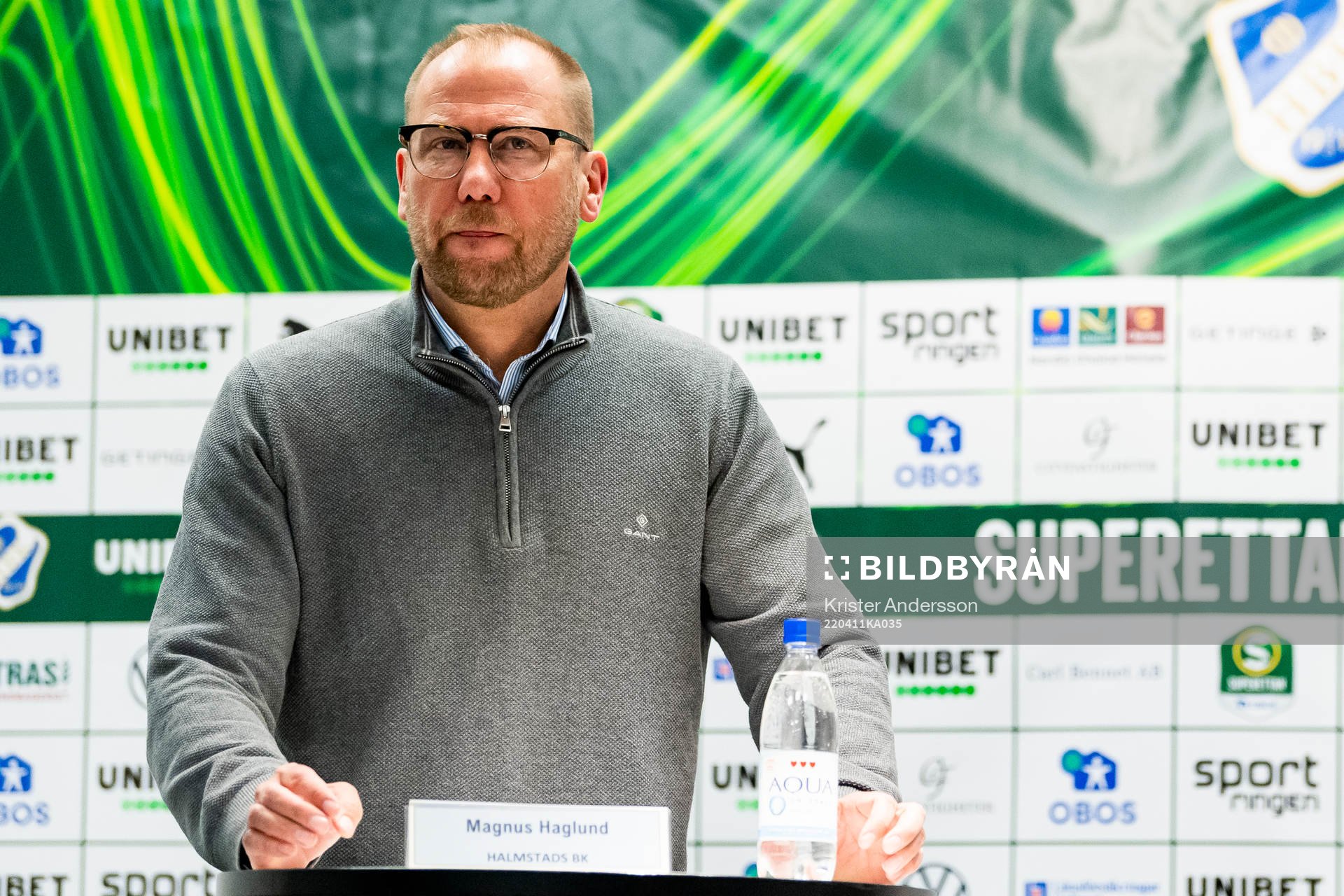 Halmstads manager Magnus Haglund