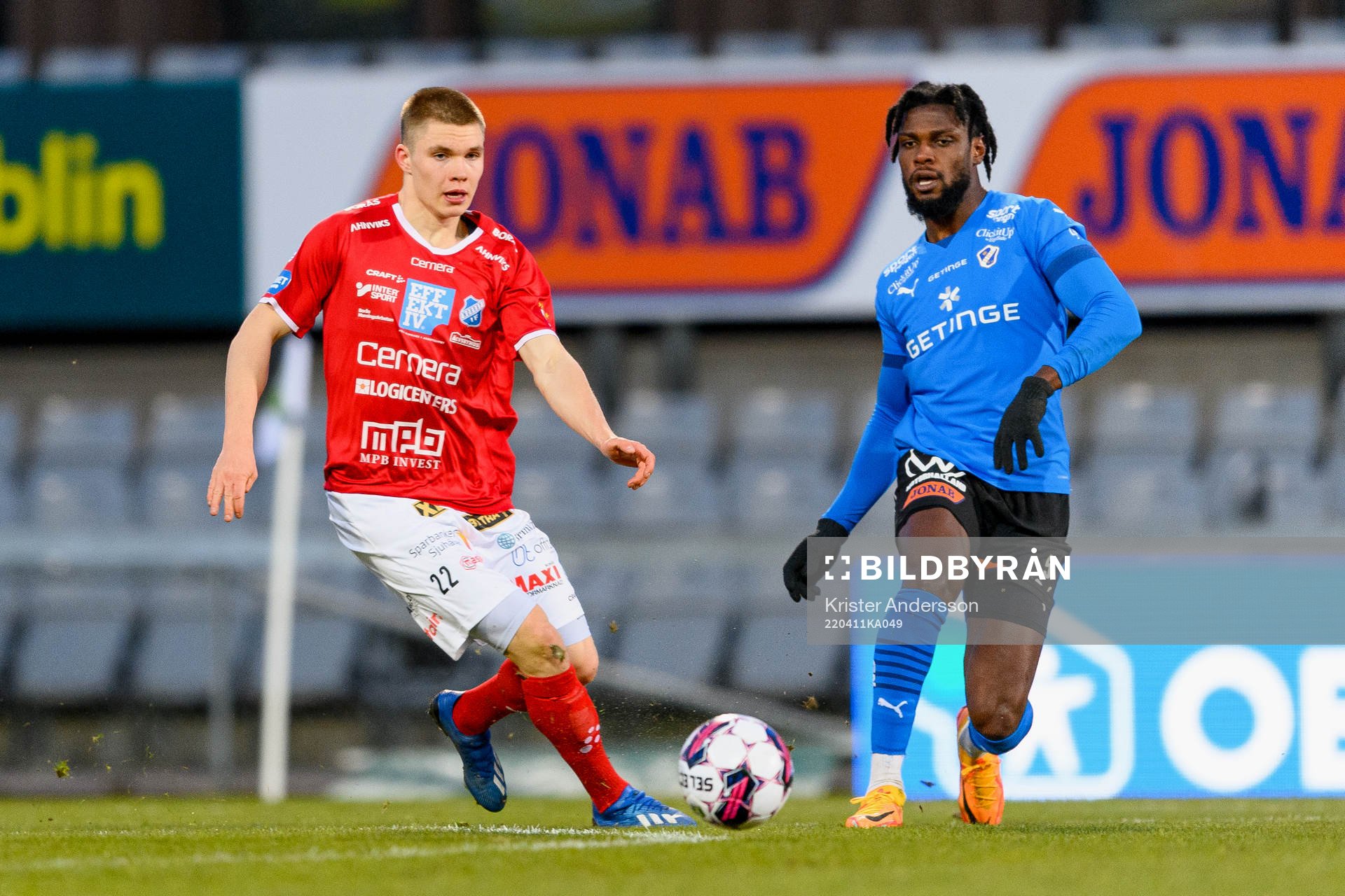 Norrbys Gustav Berggren och Halmstads Joseph Baffo