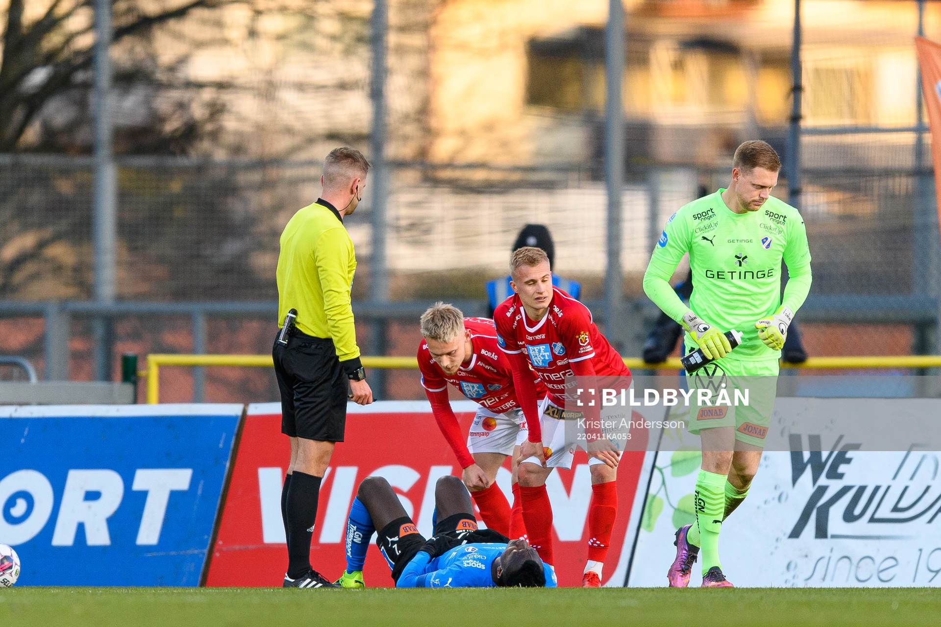 Halmstads Thomas Boakye har ont