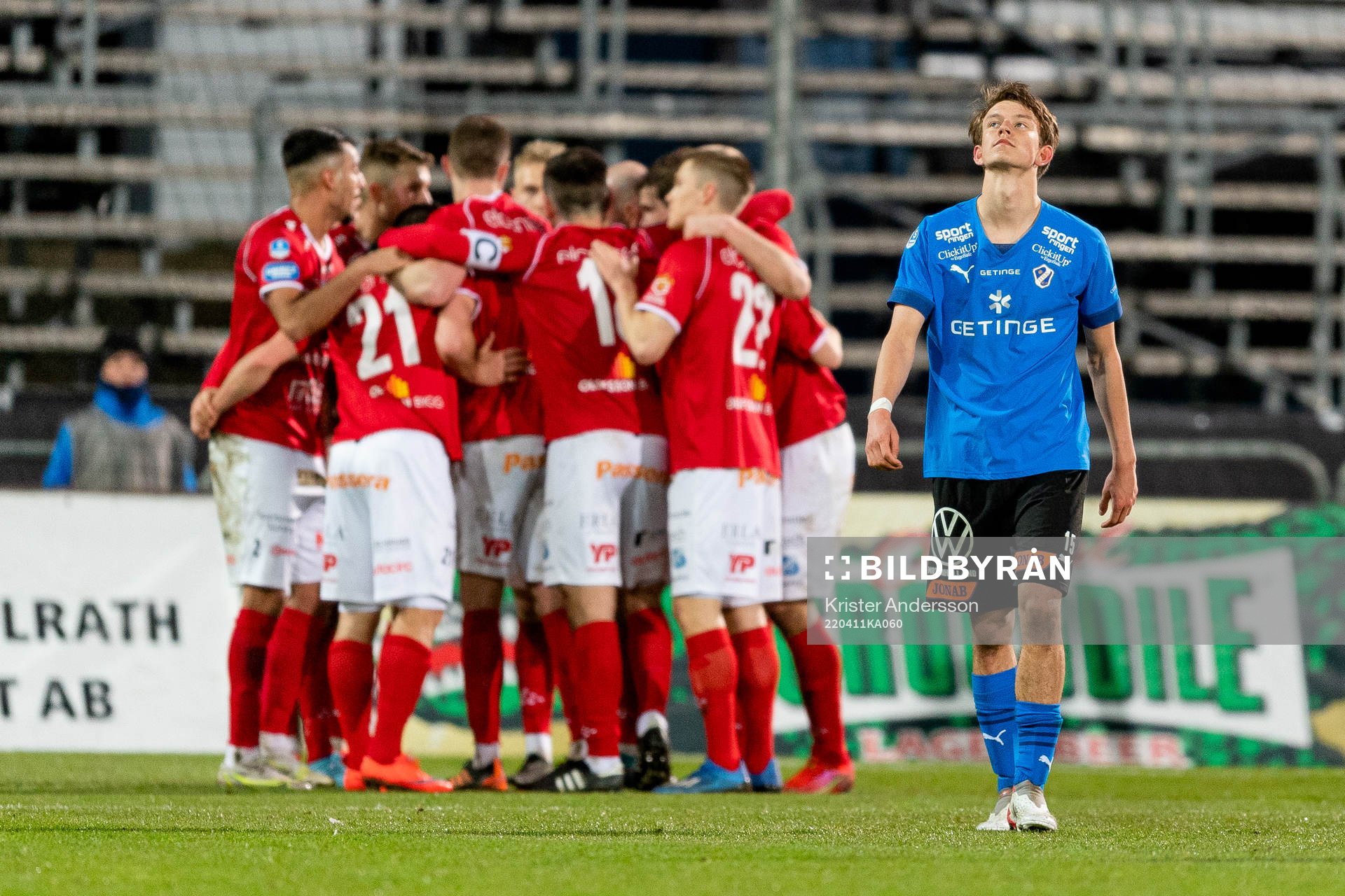 Halmstads Kazper Karlsson deppar