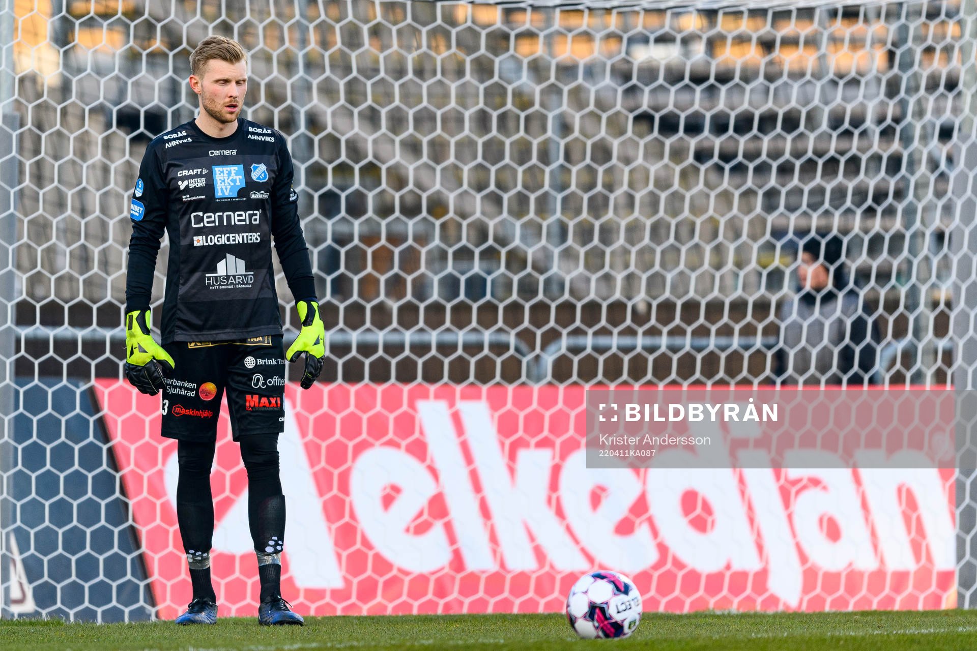 Norrbys målvakt Anton Cajtoft