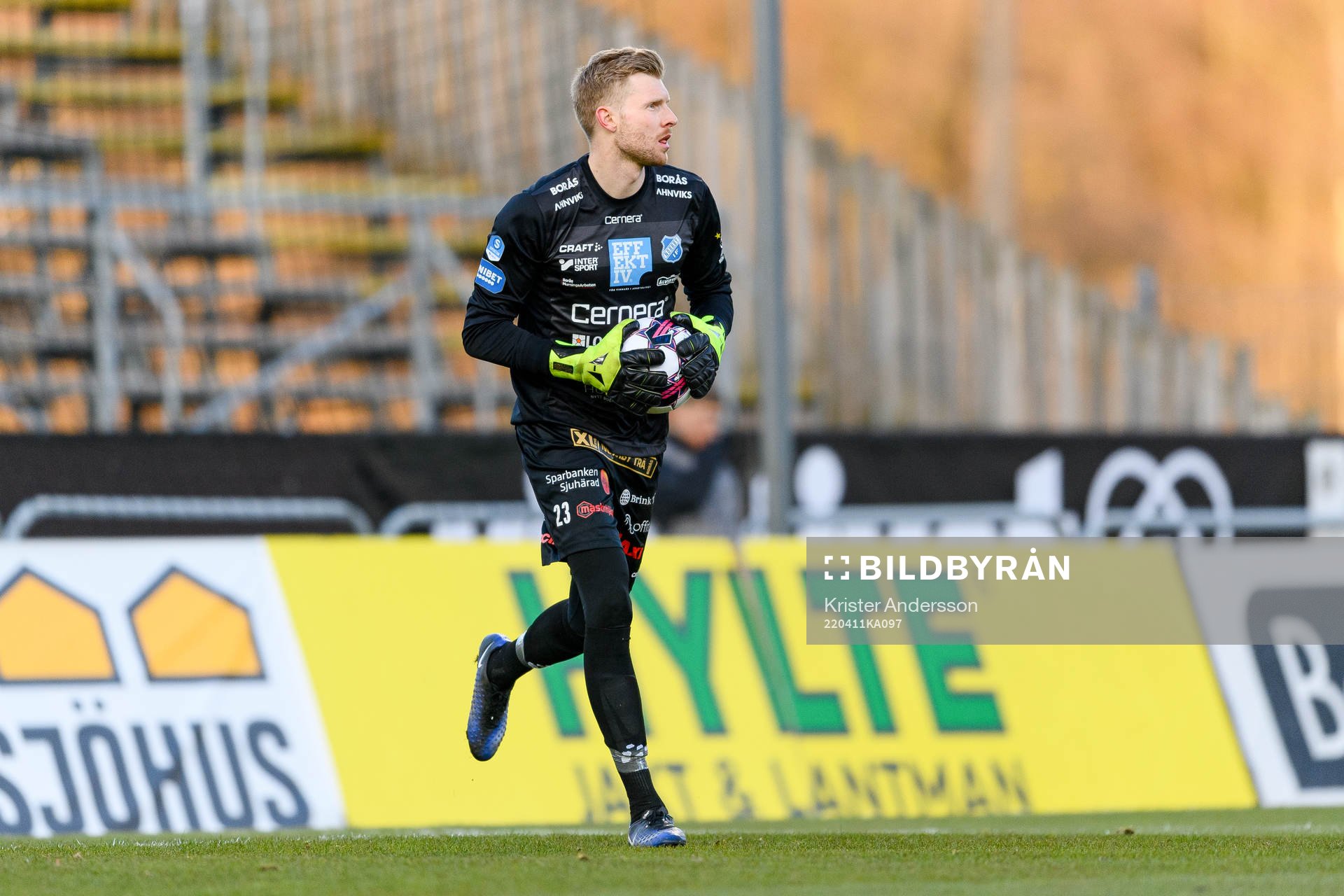 Norrbys målvakt Anton Cajtoft