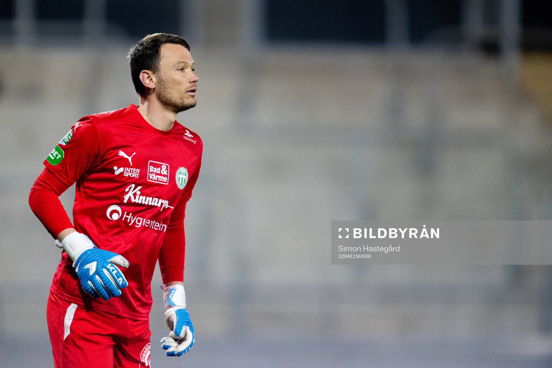 Västerås målvakt Anton Fagerström