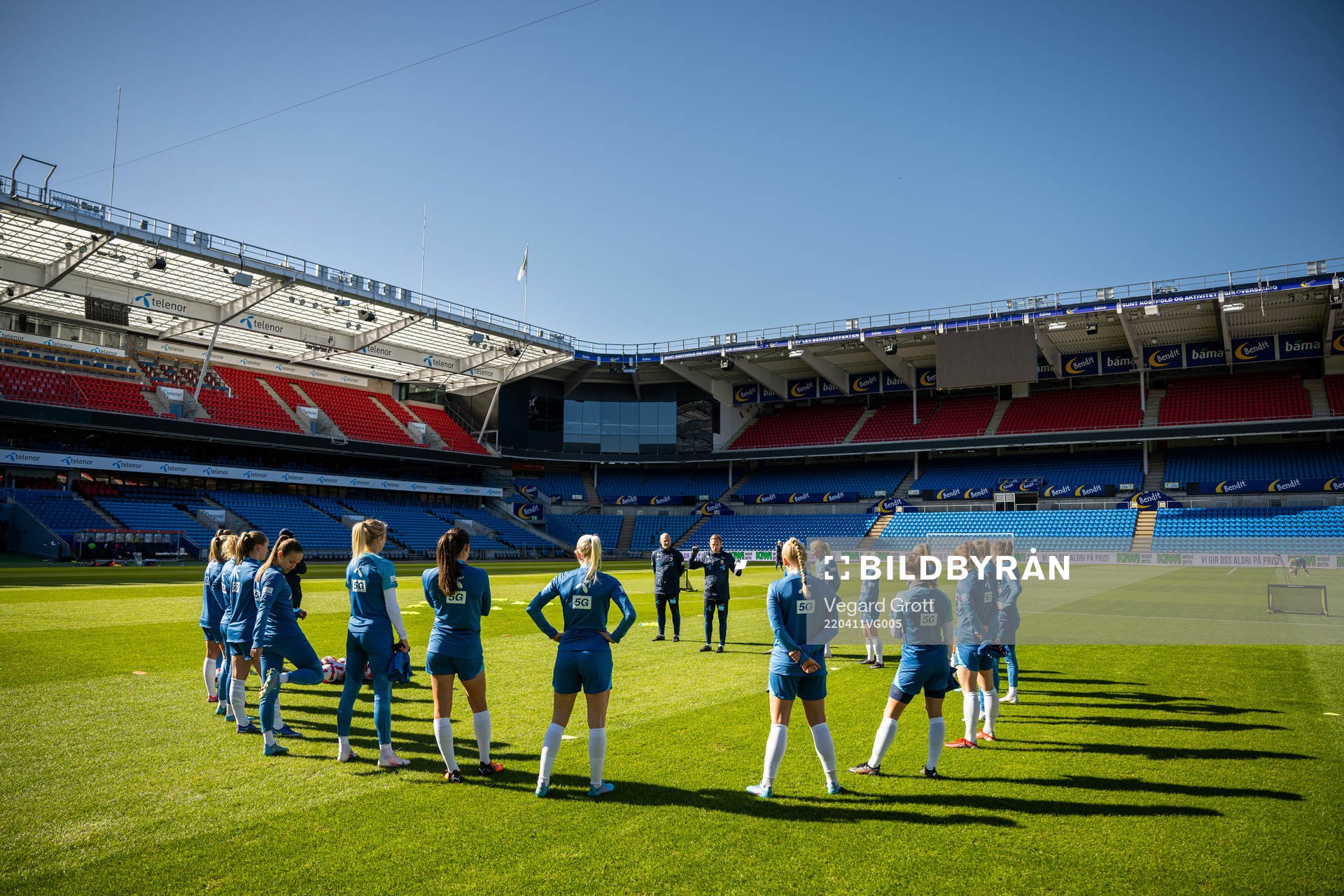 Martin Sjögren, head coach of the Norwegian women's
