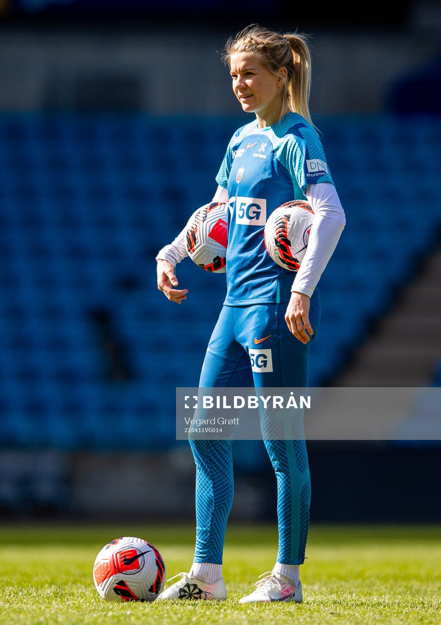 Ada Hegerberg of the Norwegian women's national football