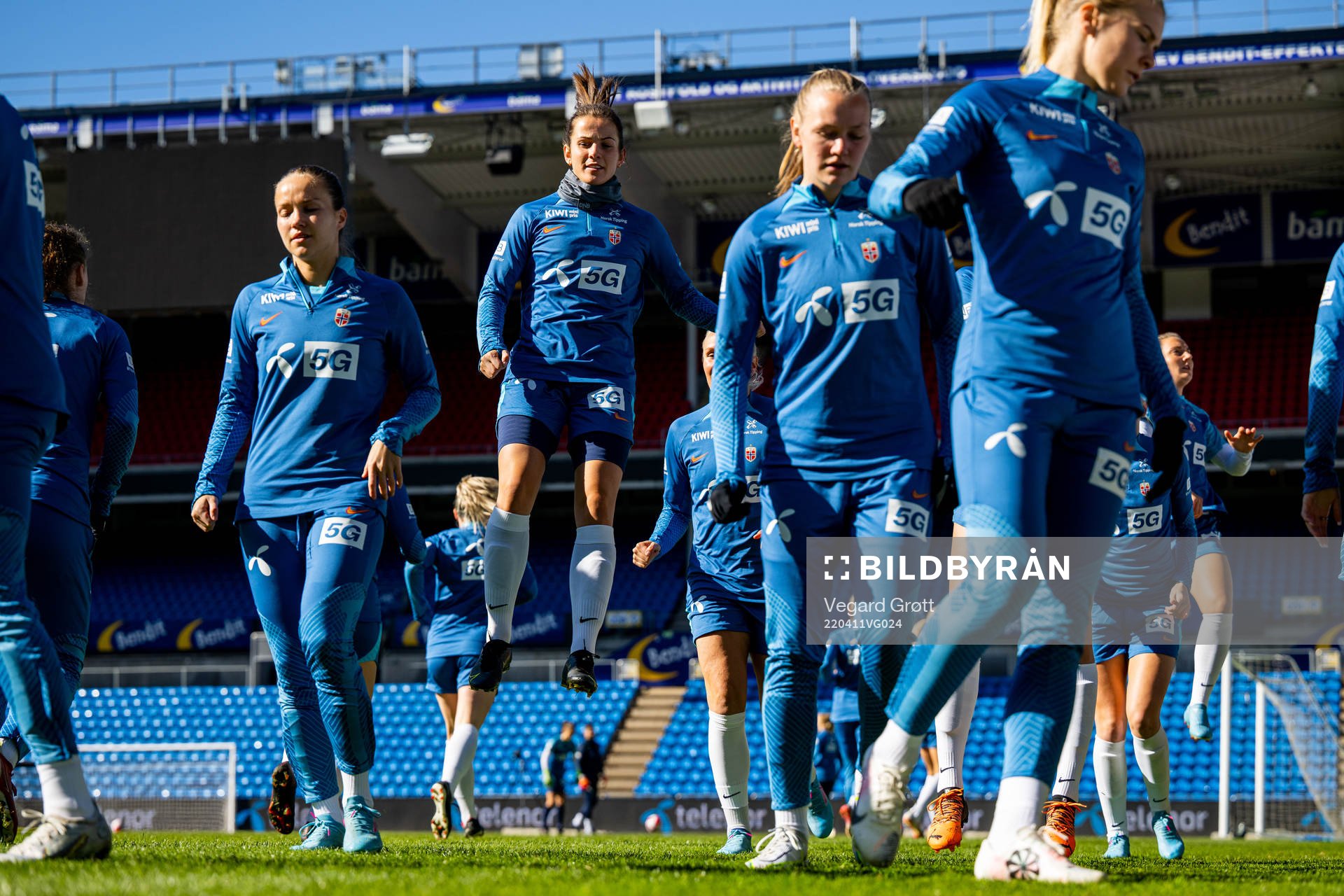 Tuva Hansen of the Norwegian women's national football team