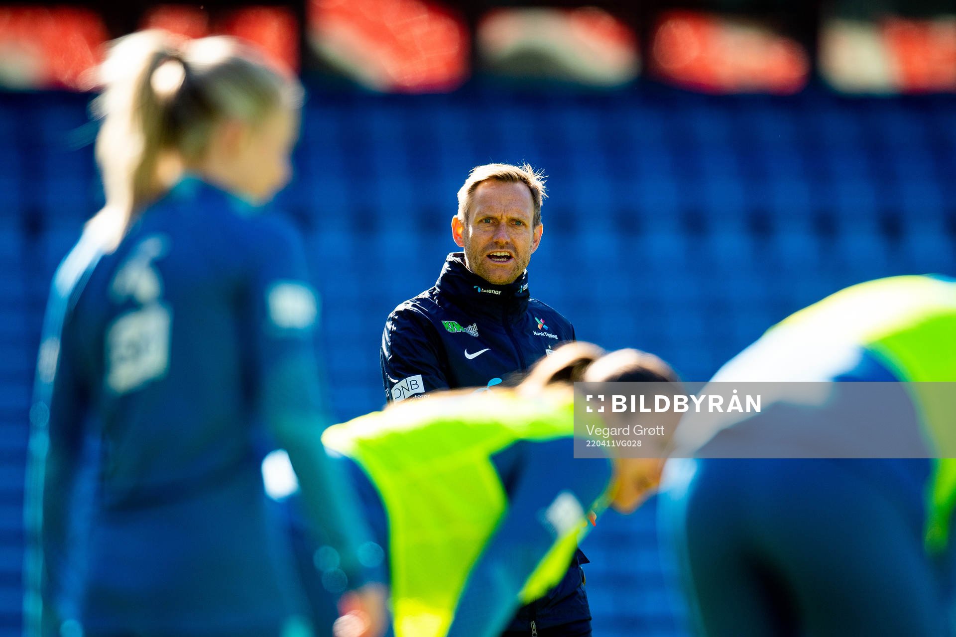 Martin Sjögren, head coach of the Norwegian women's