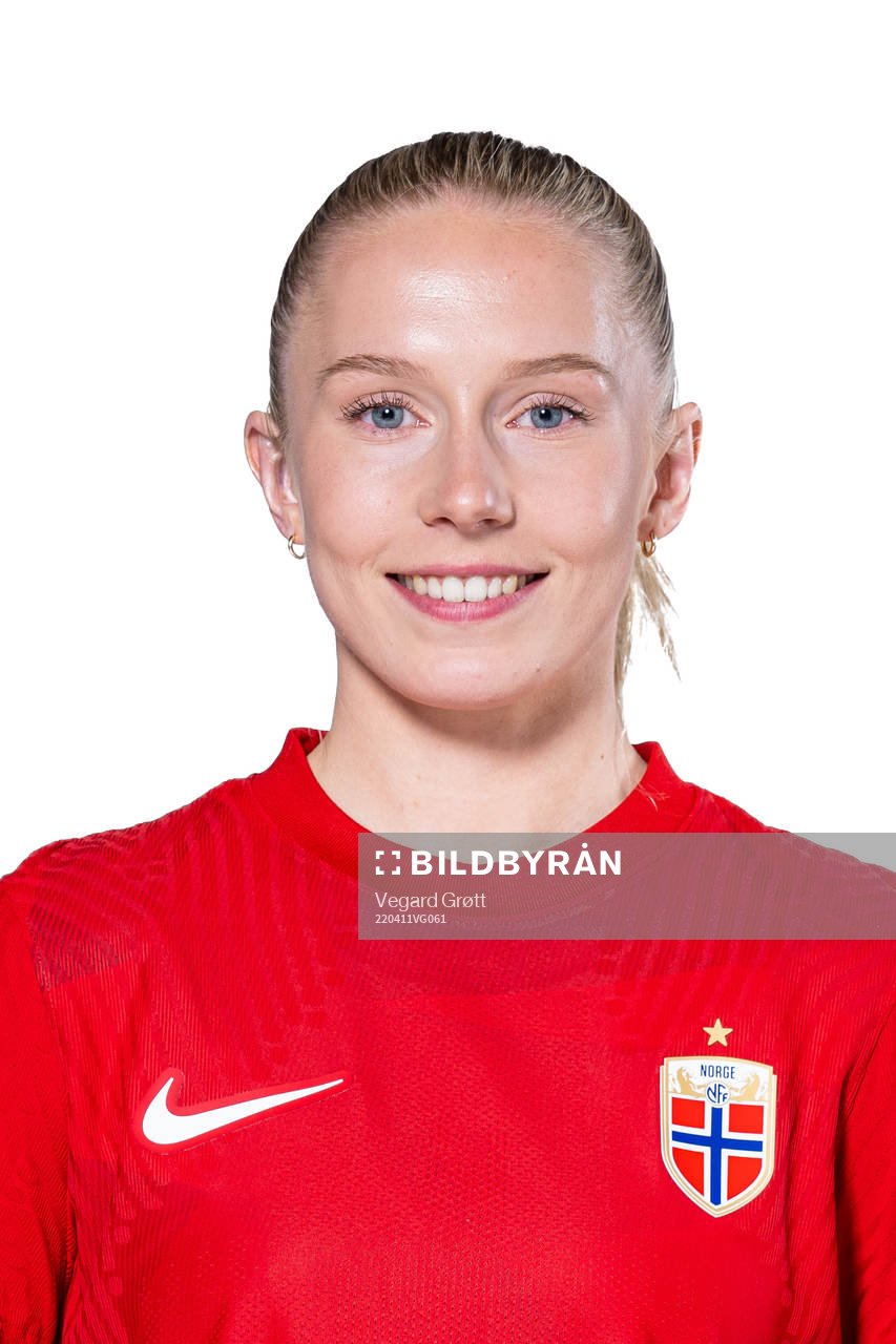 Thea Bjelde of the Norwegian women’s national football