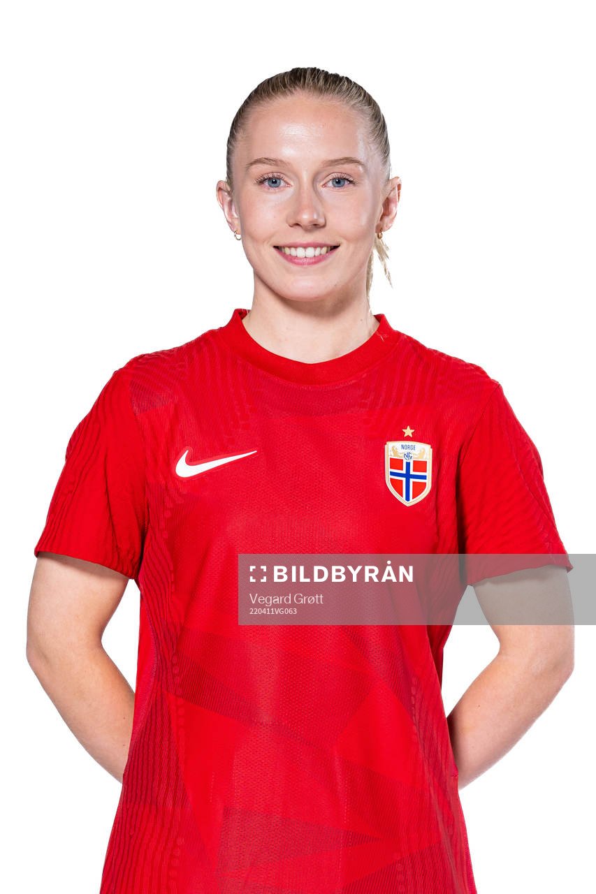 Thea Bjelde of the Norwegian women’s national football
