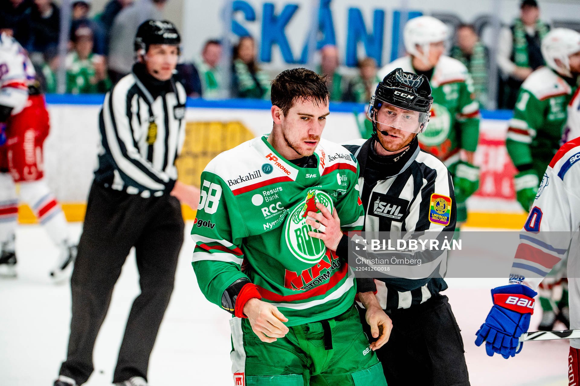 Rögles Ryan McKiernan utvisas