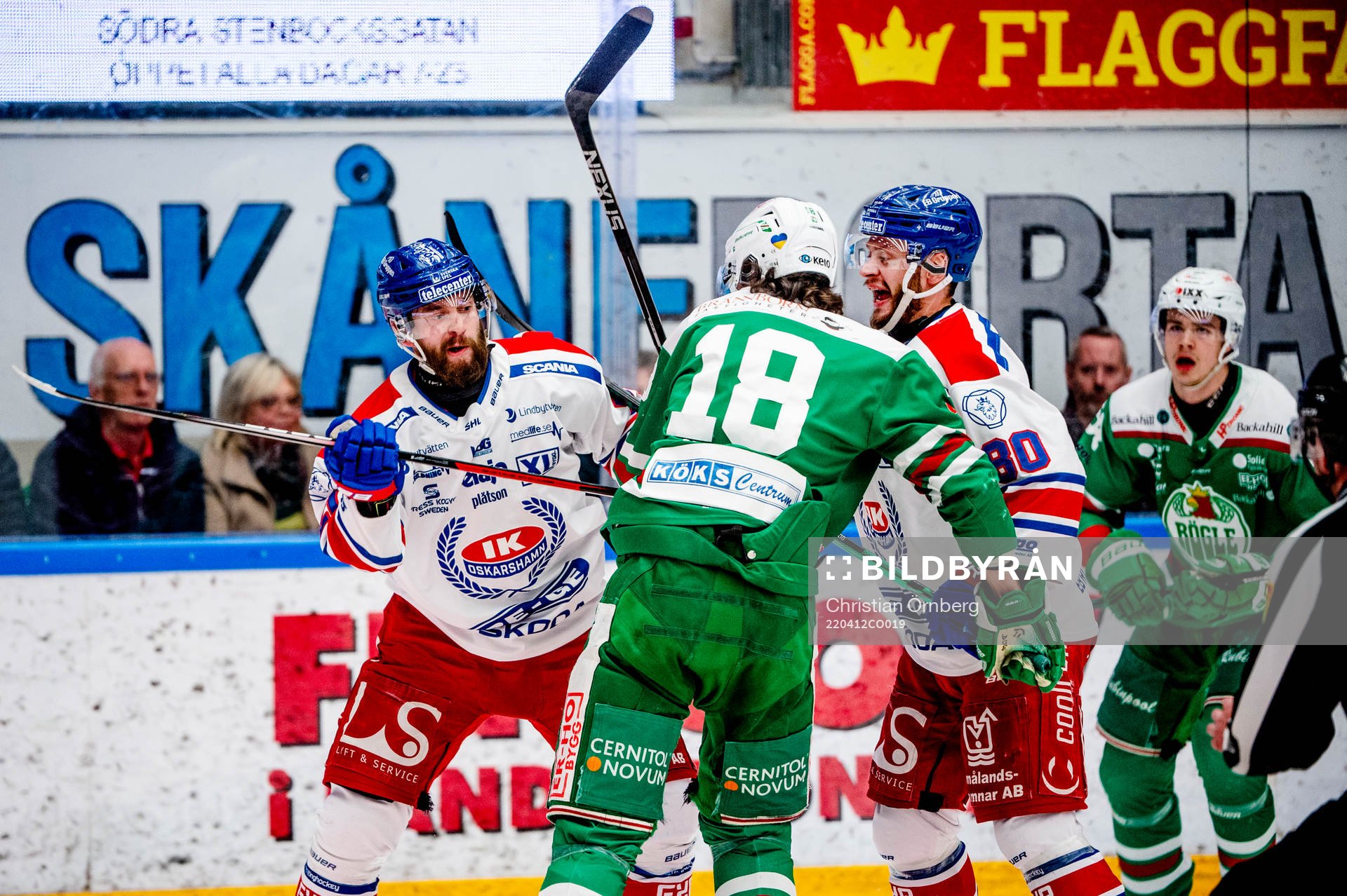 Bråk mellan Oskarshamns Hynek Zohorna och Tomas Zohorna