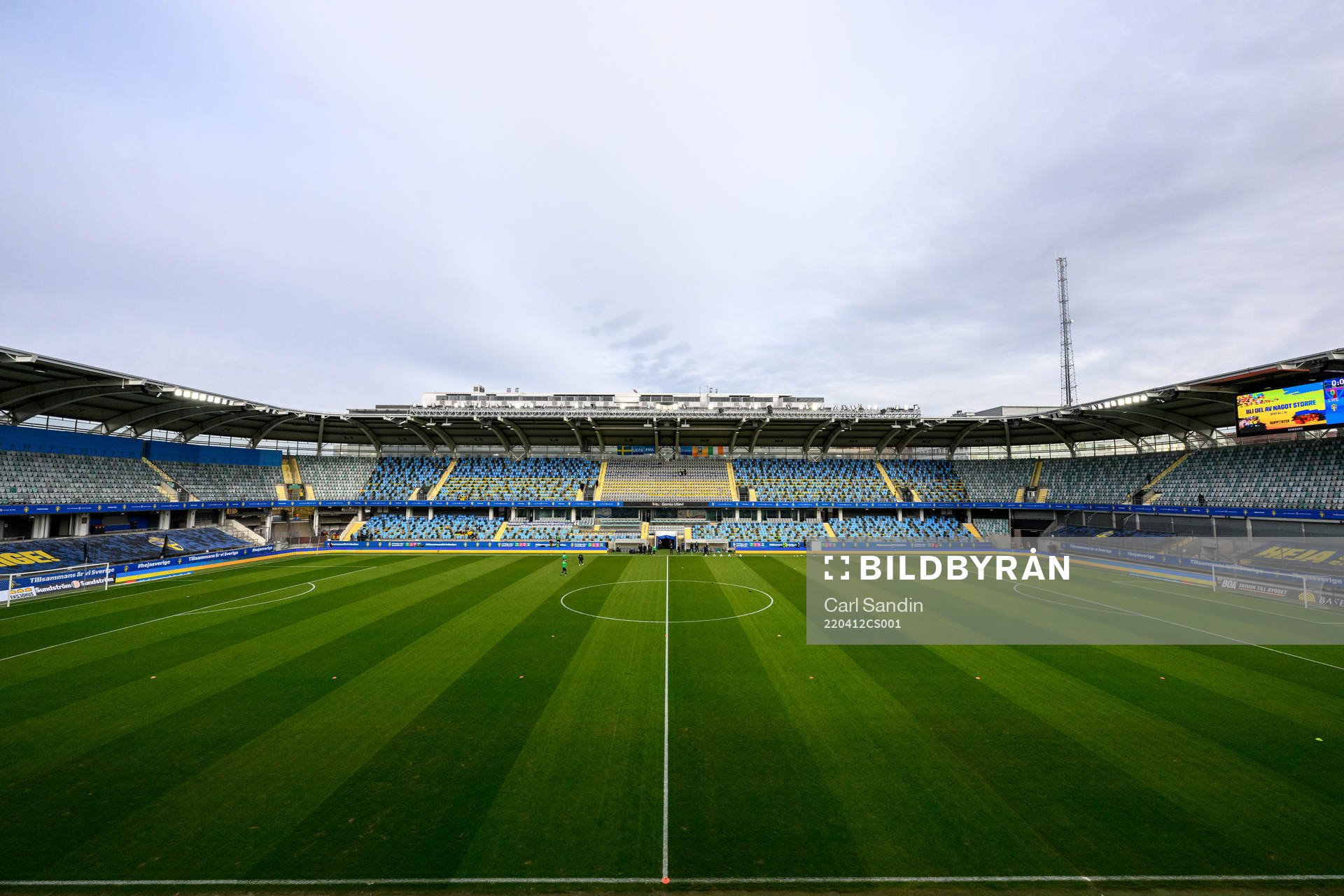 General view of the arena Gamla Ullevi