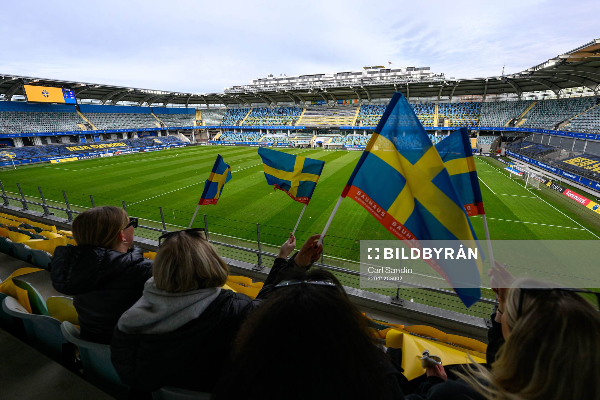 General view of the arena Gamla Ullevi
