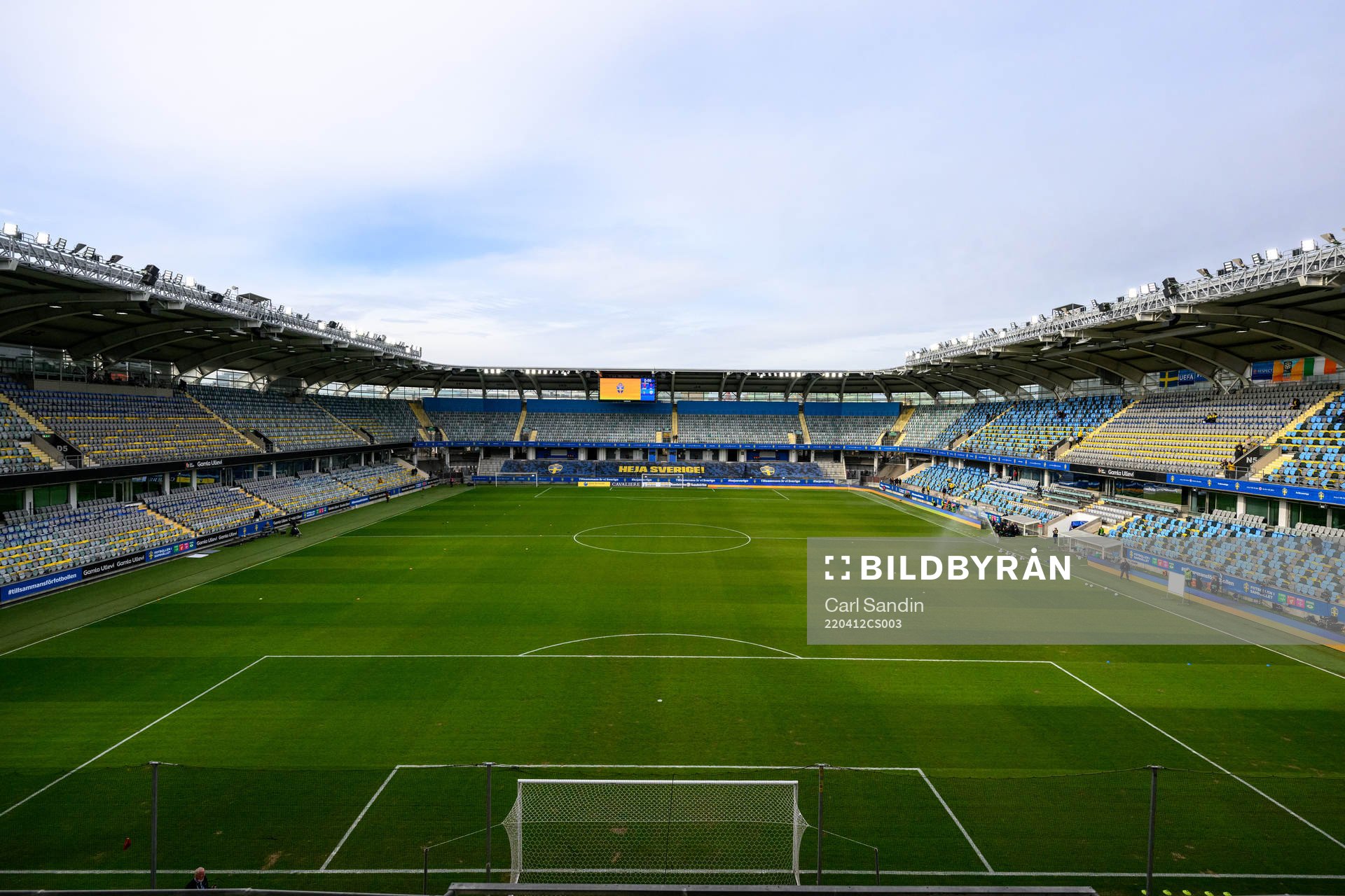 General view of the arena Gamla Ullevi