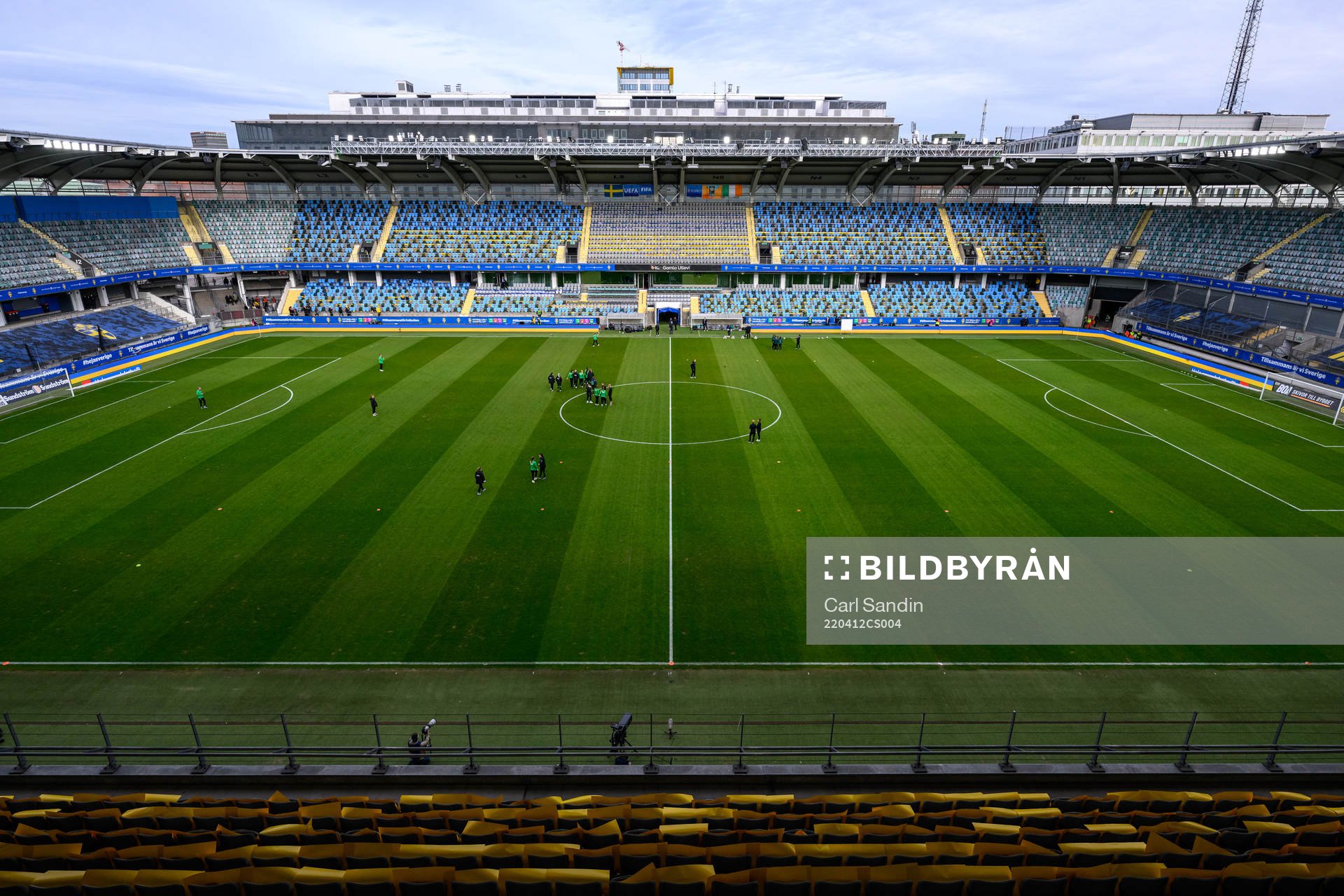 General view of the arena Gamla Ullevi