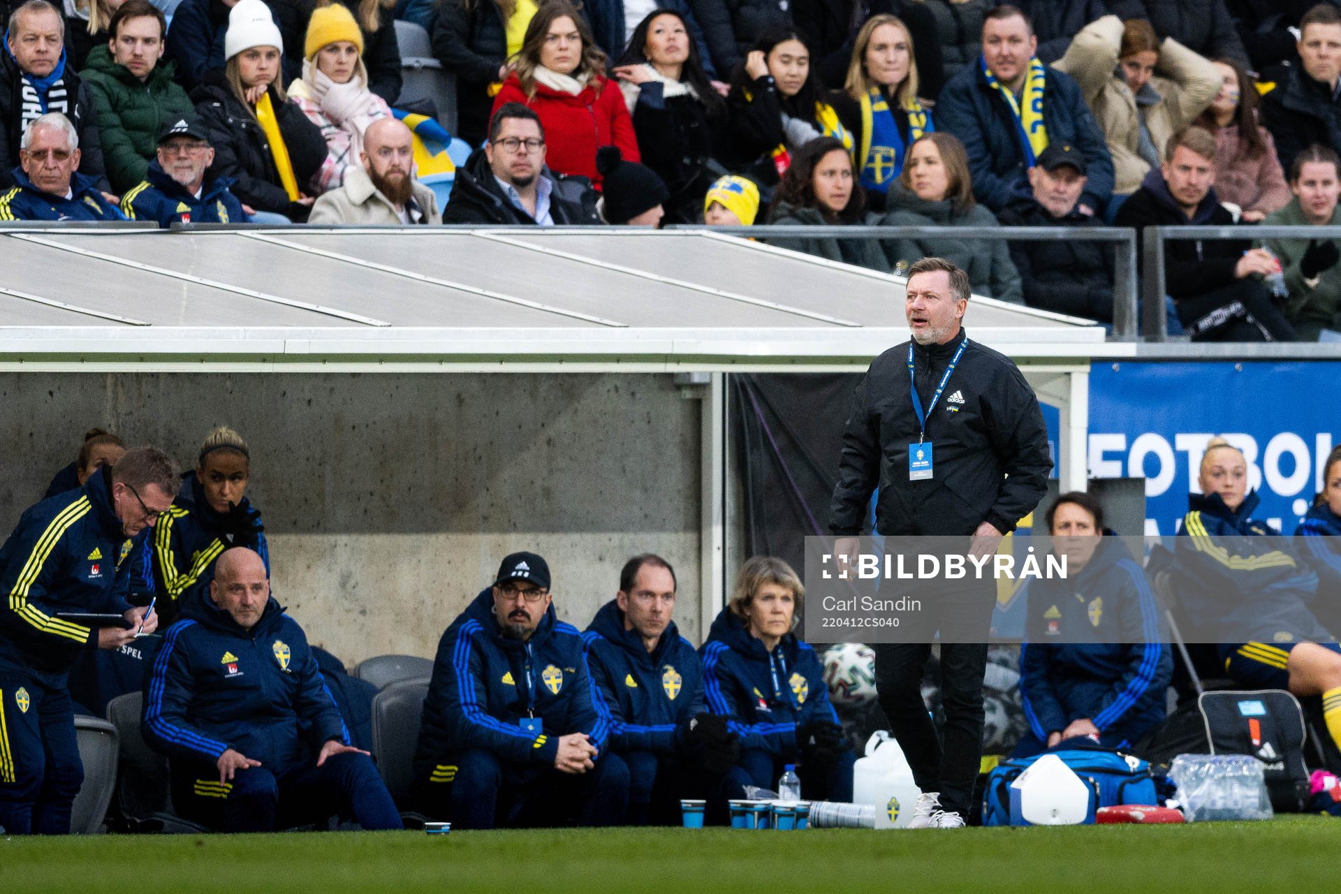 Peter Gerhardsson, head coach of Sweden