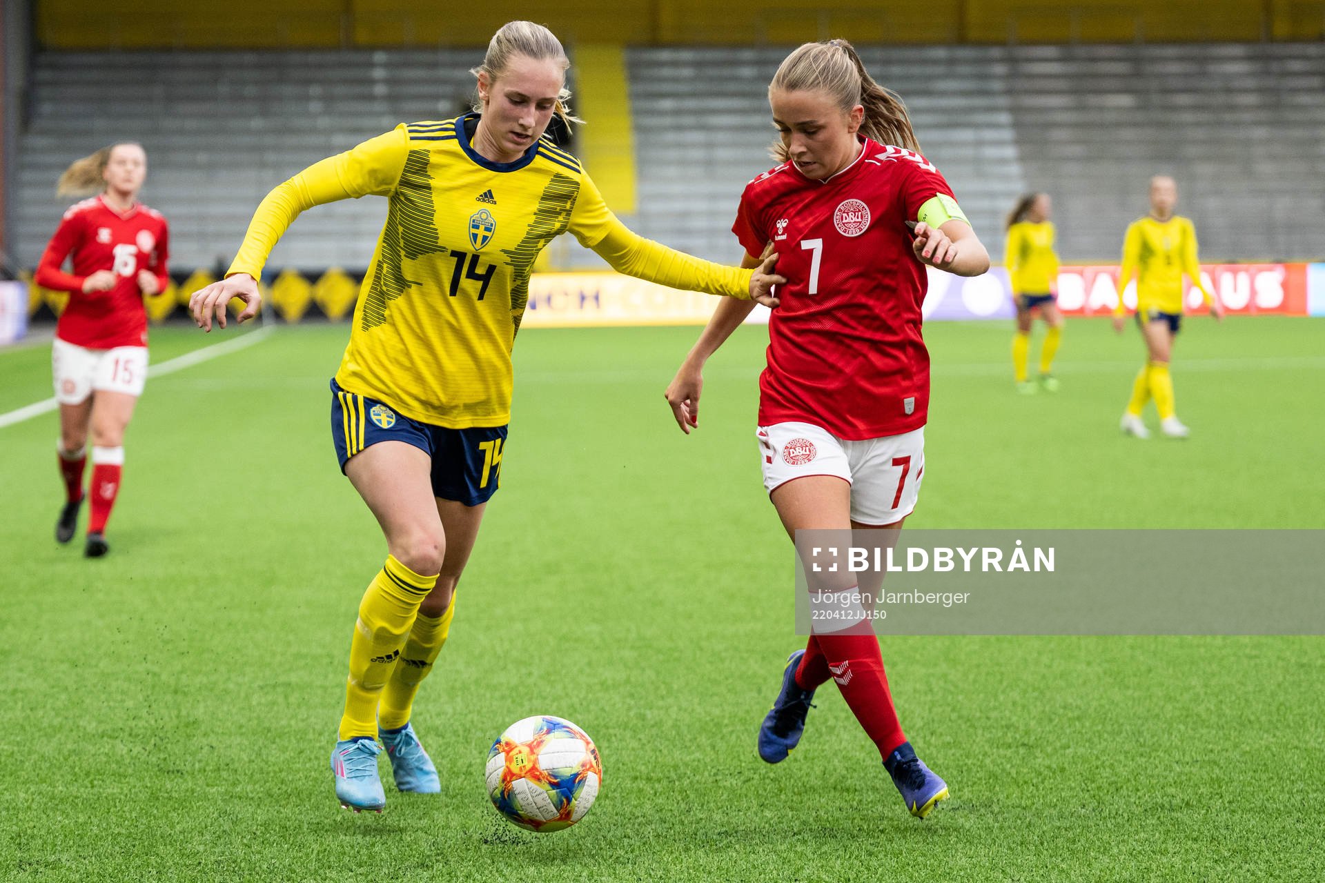 Sveriges Ellen Wangerheim och Danmarks Sarah Thygesen