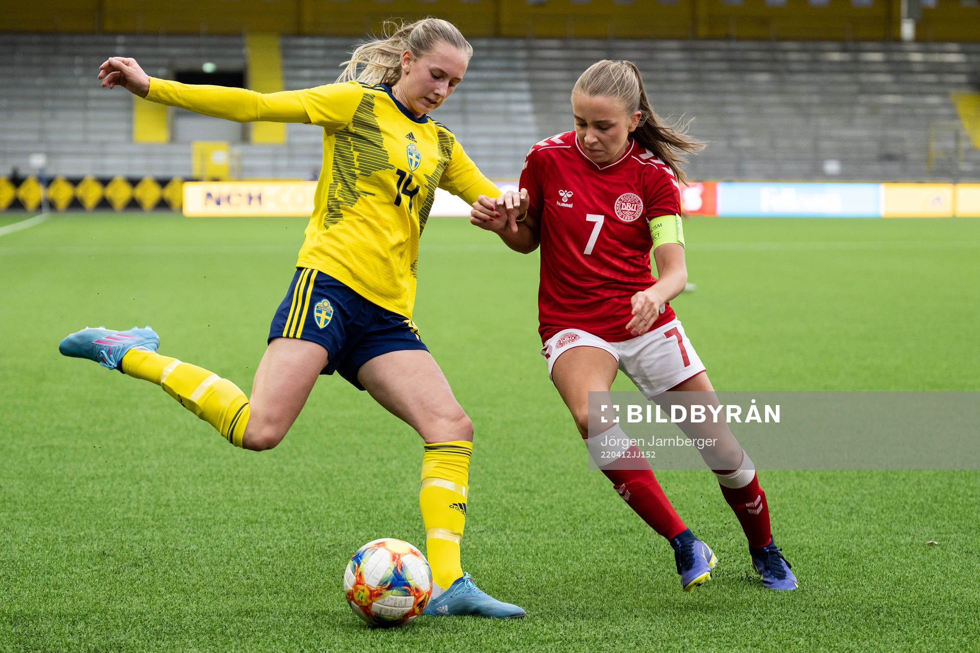 Sveriges Ellen Wangerheim och Danmarks Sarah Thygesen