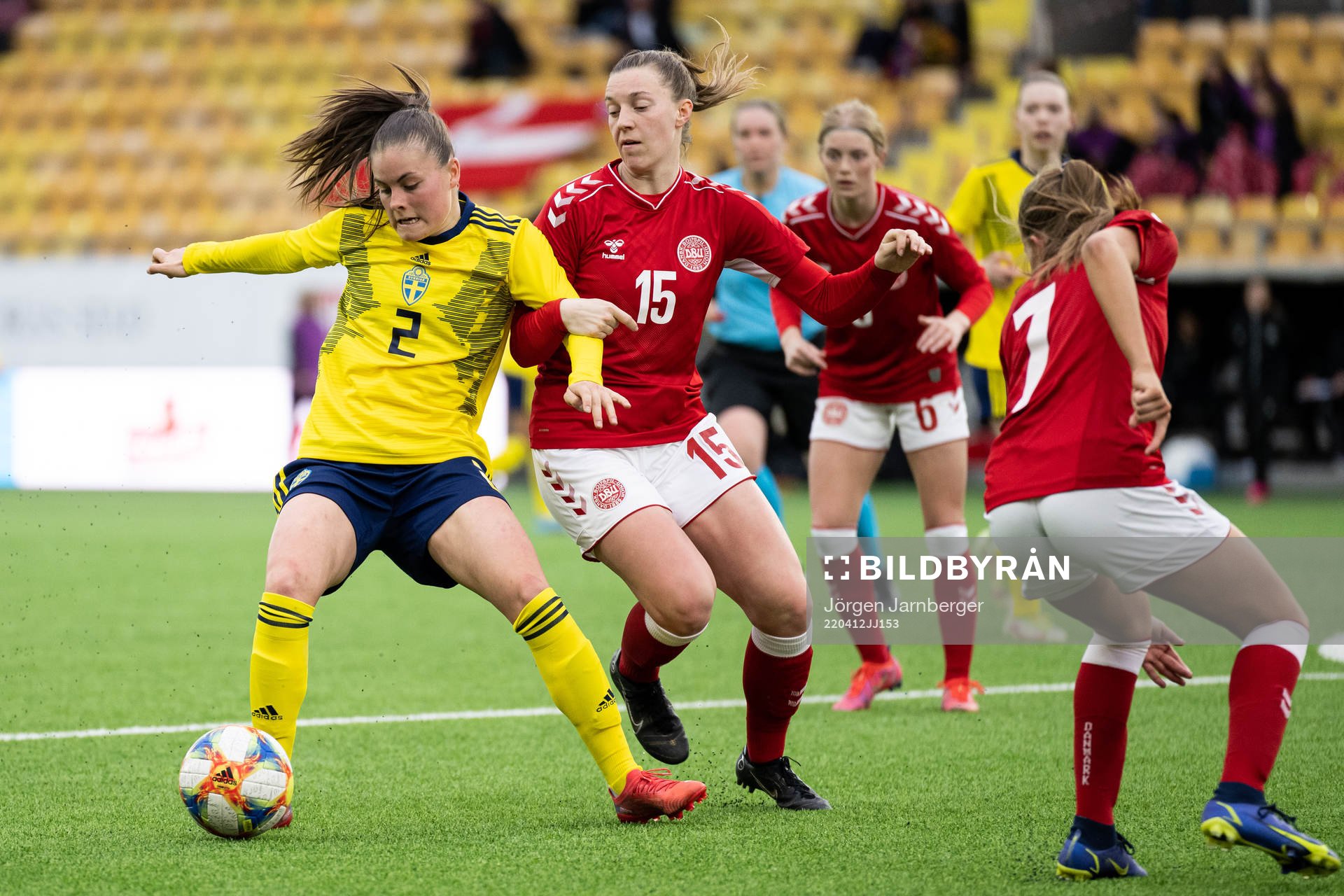 Sveriges Hanna Wijk och Danmarks Karen Knudsen