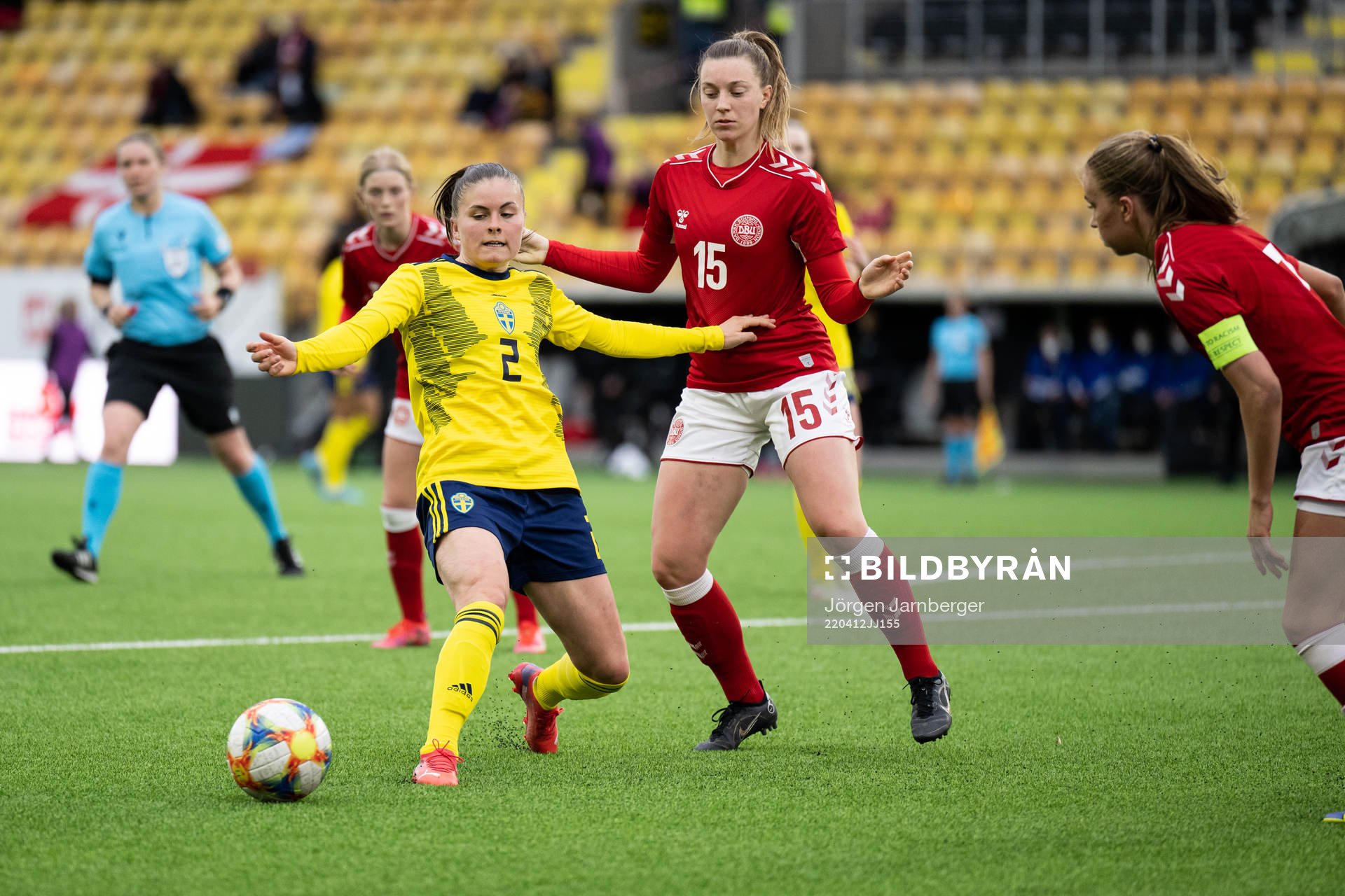 Sveriges Hanna Wijk och Danmarks Karen Knudsen