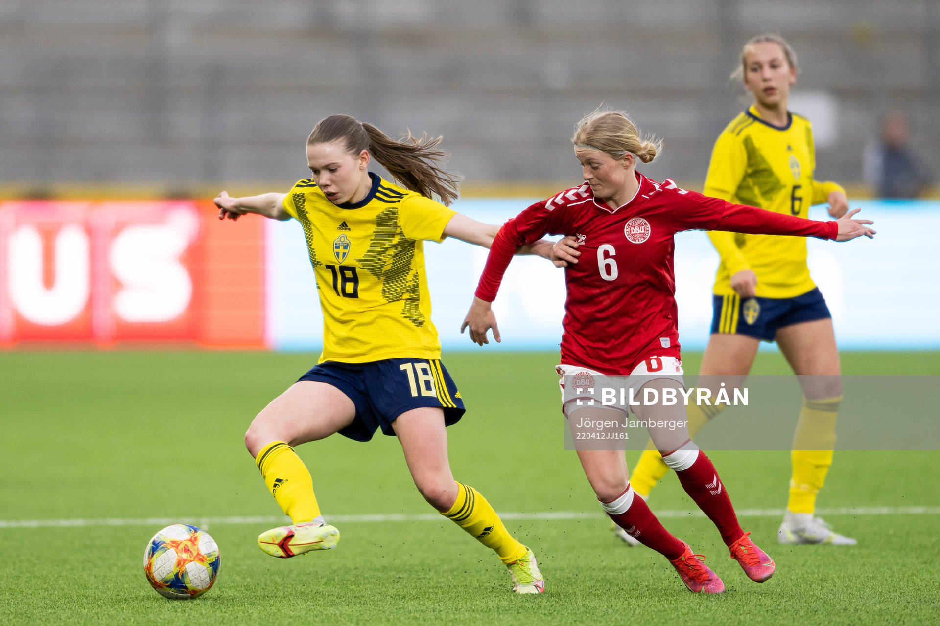 Sveriges Bea Sprung och Danmarks Vibeke Andersen