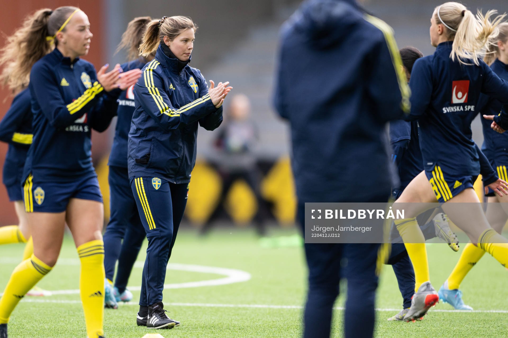 Sveriges fysansvarige Kristin Holm Geirsdottir