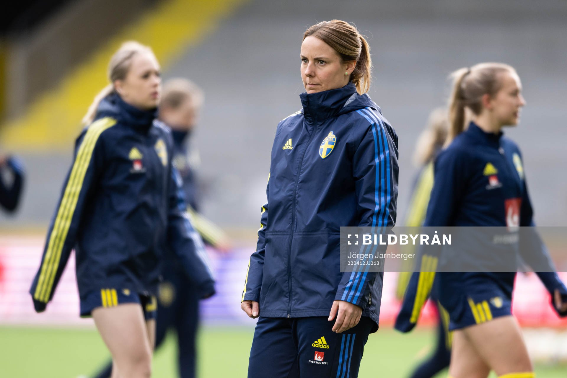 Sveriges assisterande tränare Carola Söberg