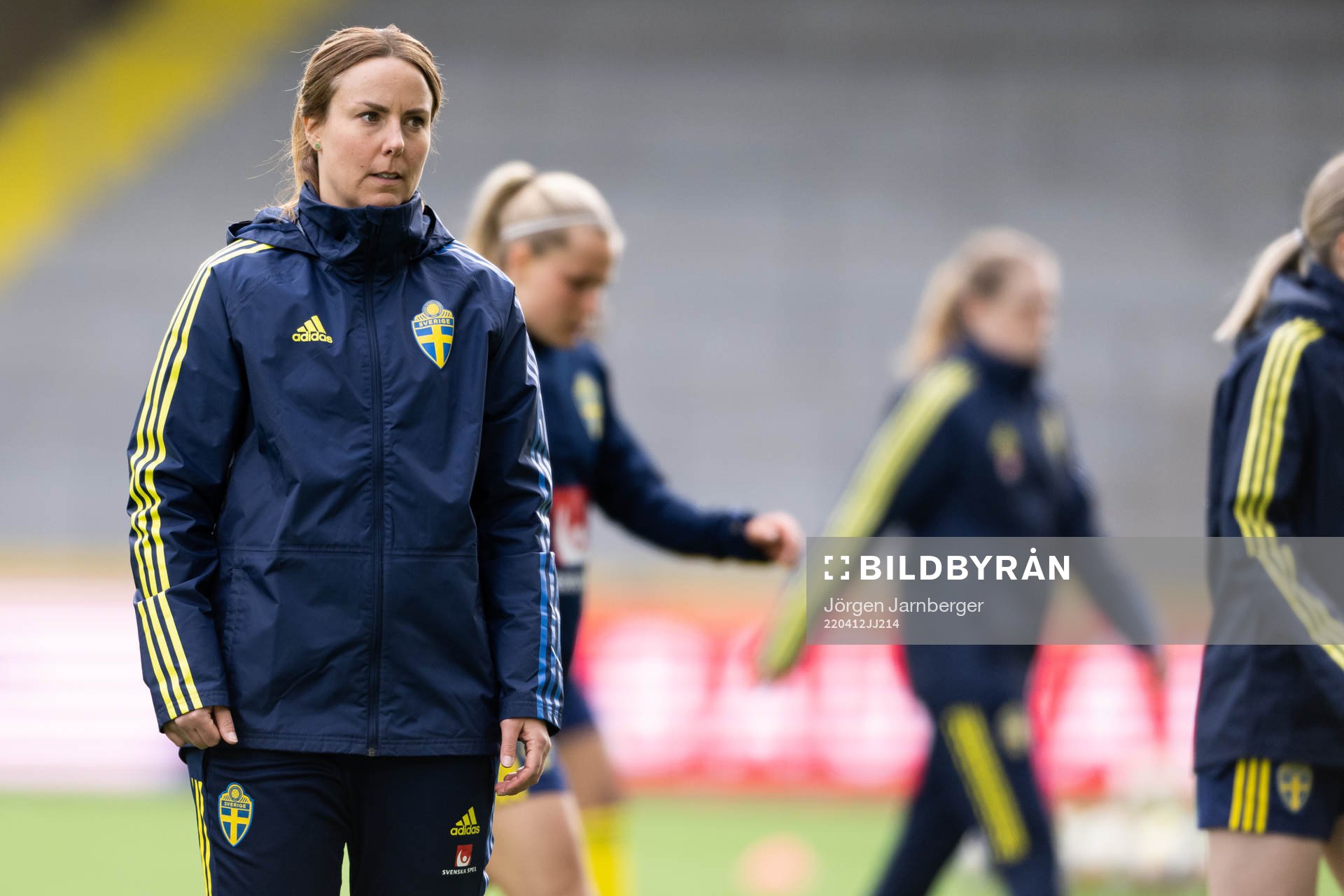 Sveriges assisterande tränare Carola Söberg