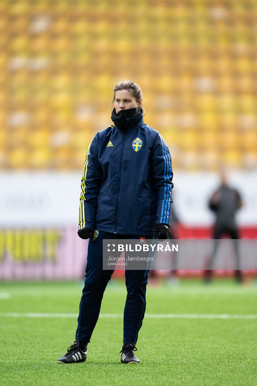 Sveriges fysansvarige Kristin Holm Geirsdottir