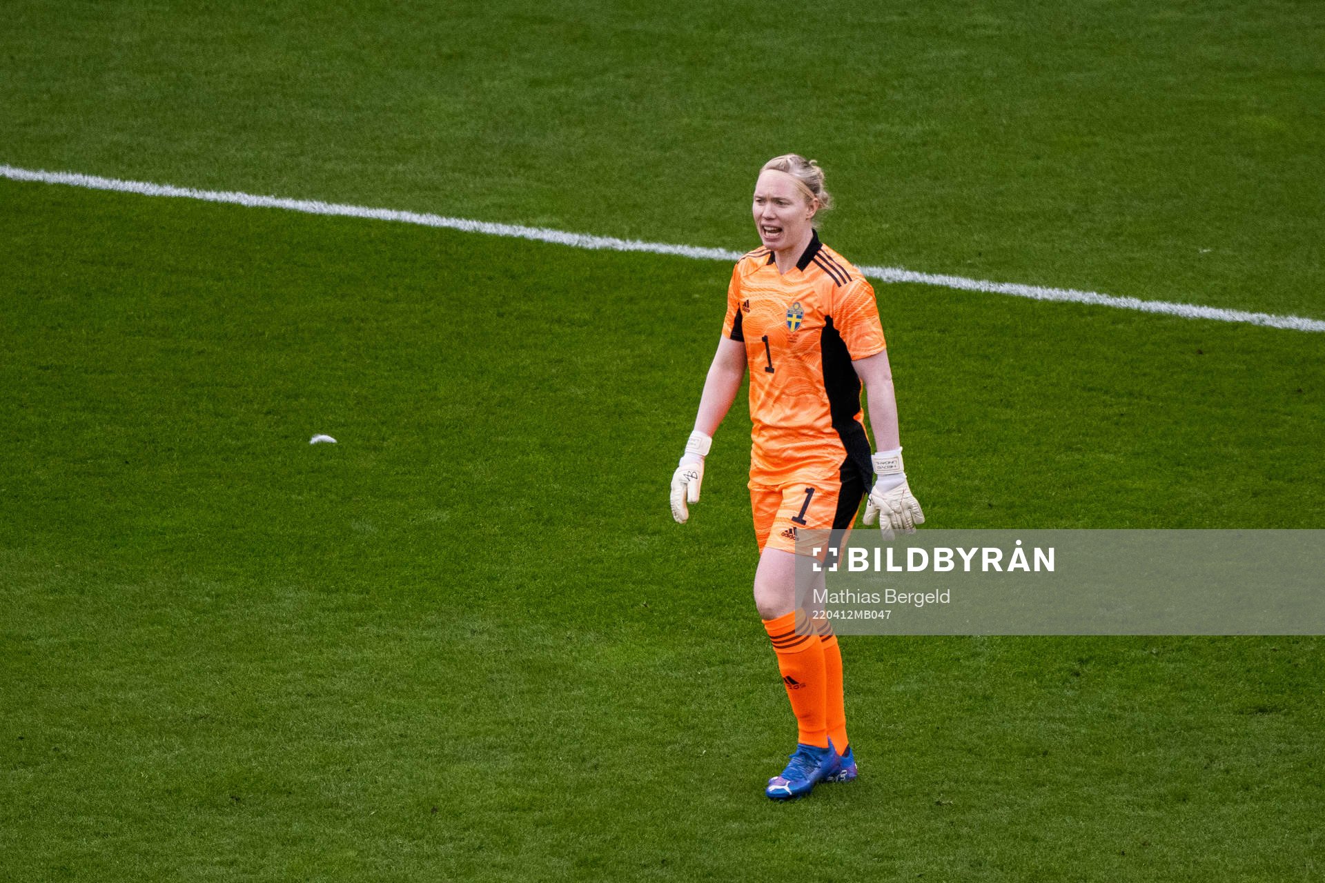 goalkeeper Hedvig Lindahl of Sweden