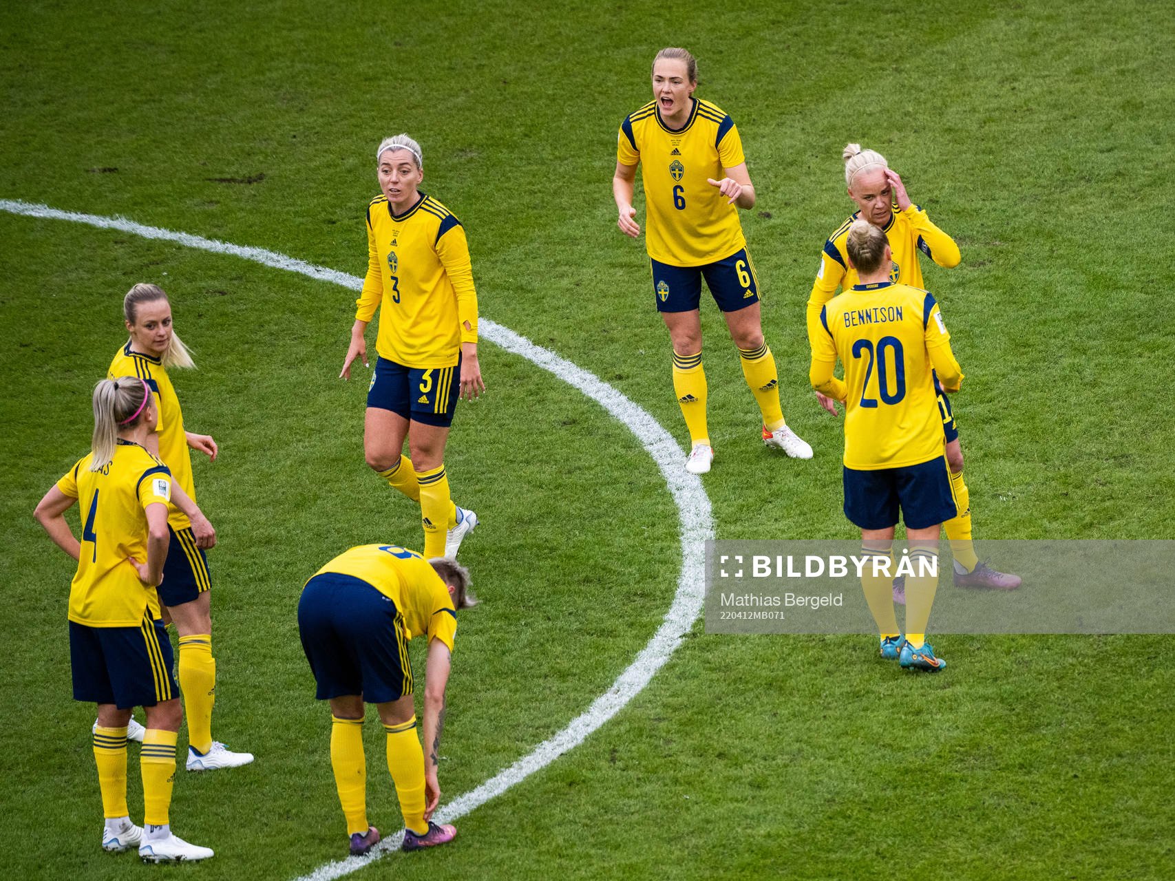 Linda Sembrant, Magdalena Eriksson, Caroline Seger and