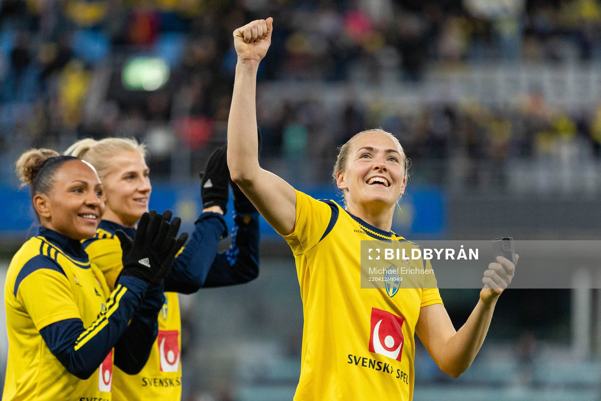 Magdalena Eriksson of Sweden celebrates