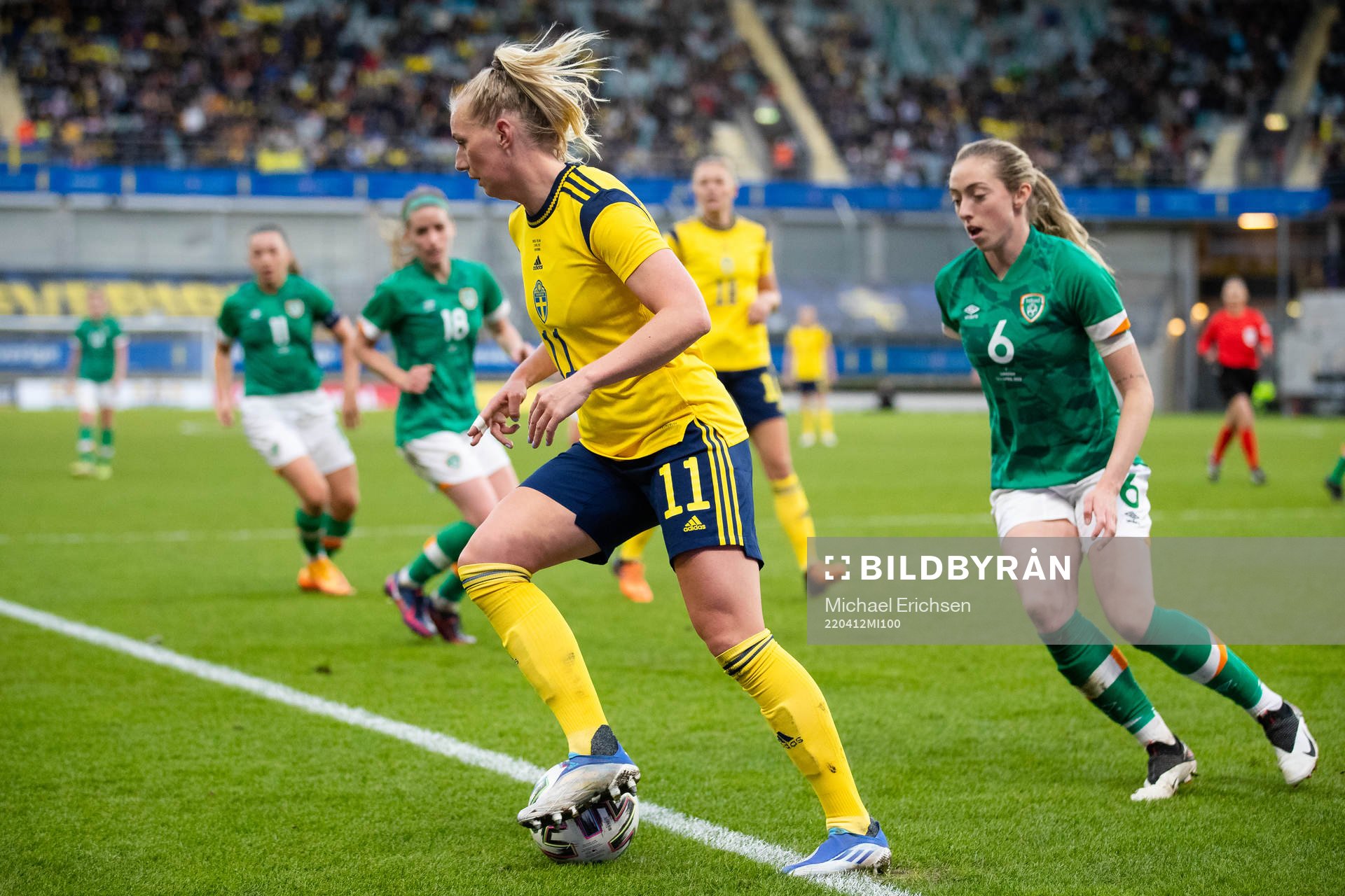 Stina Blackstenius of Sweden