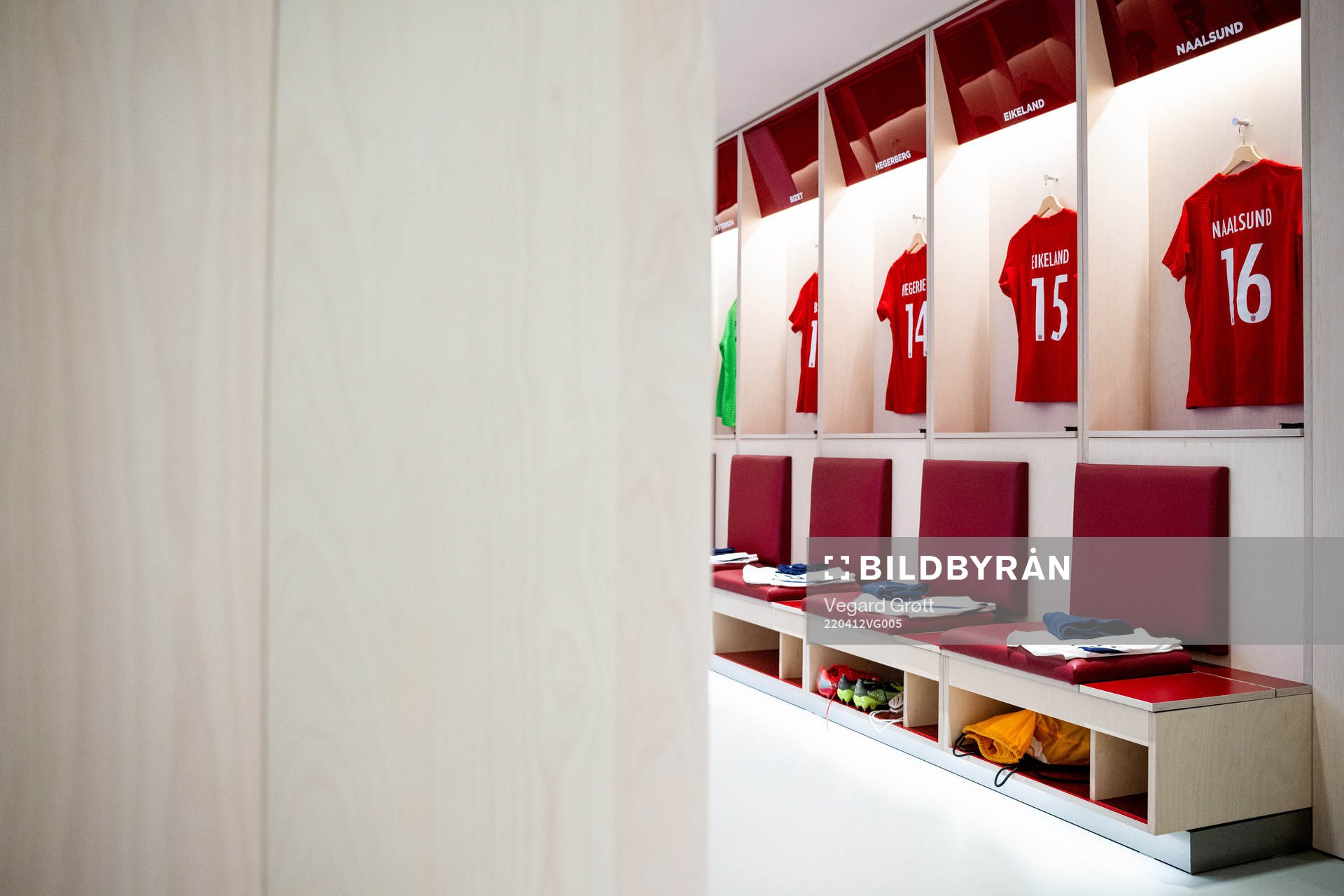 The kits of Amalie Eikeland and Lisa Fjeldstad Naalsund of