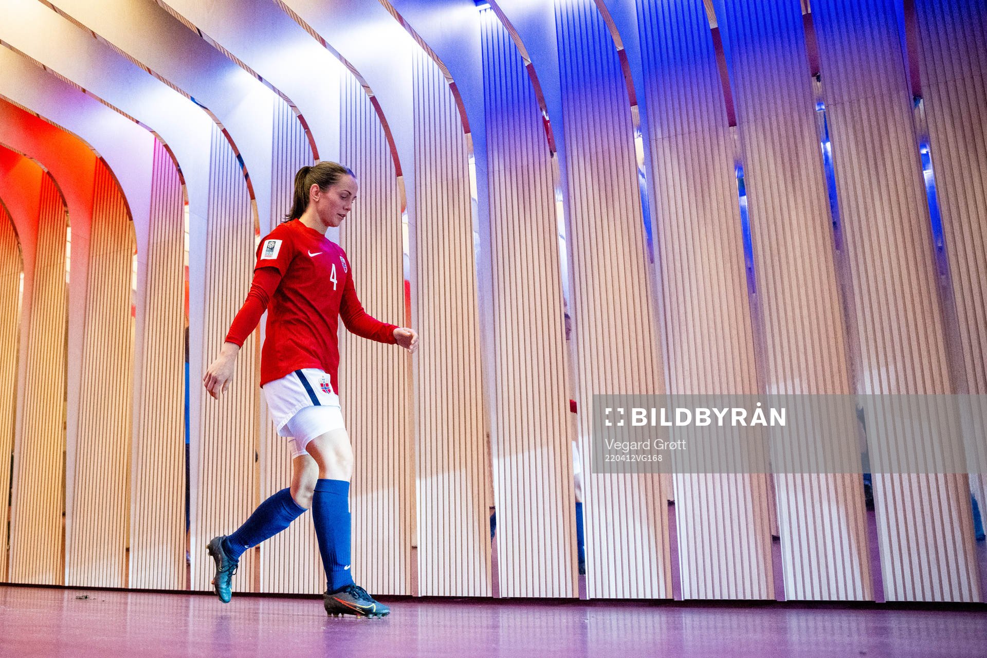 Tuva Hansen of Norway at half-time