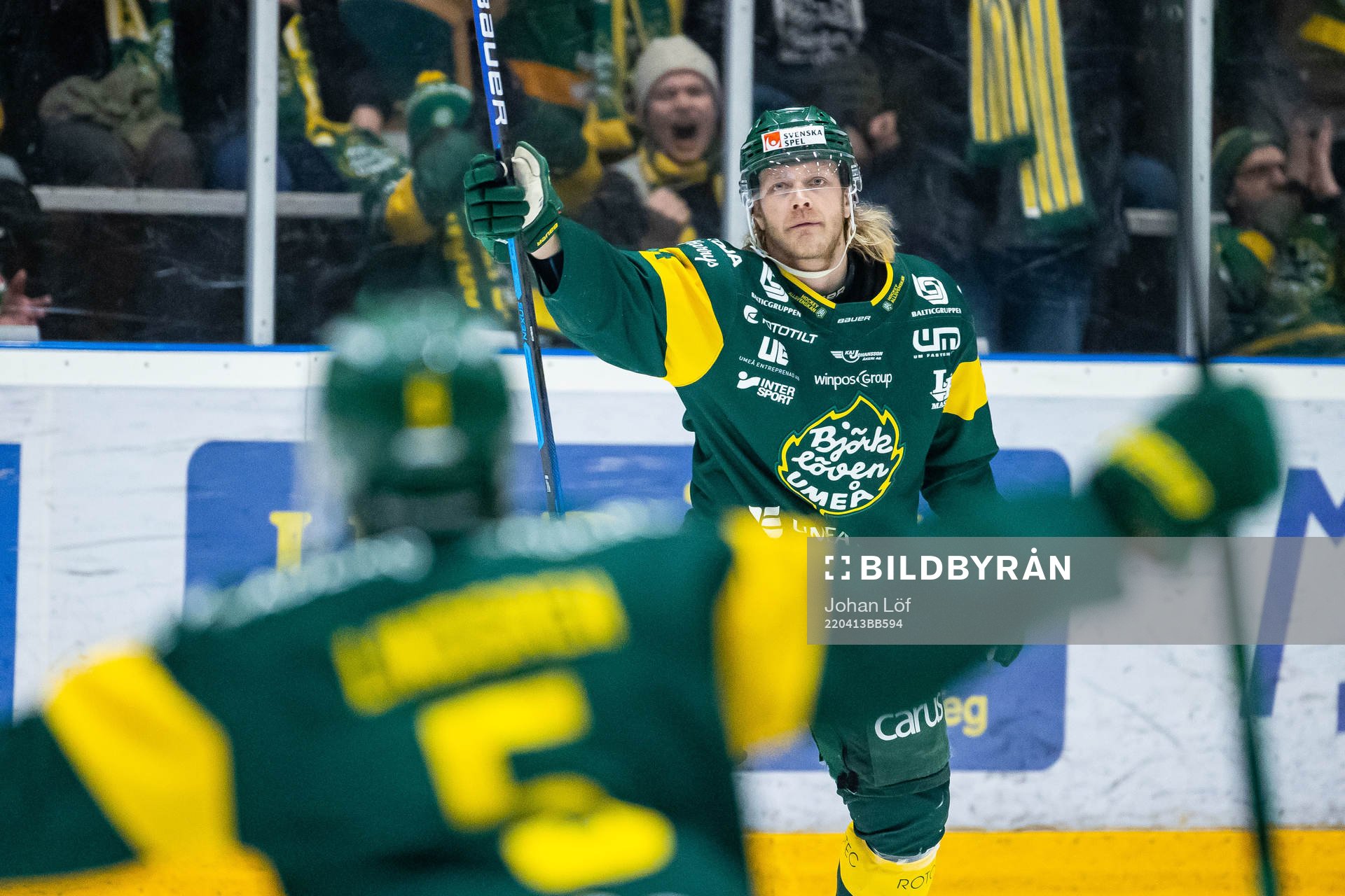 Björklövens Olle Liss jublar