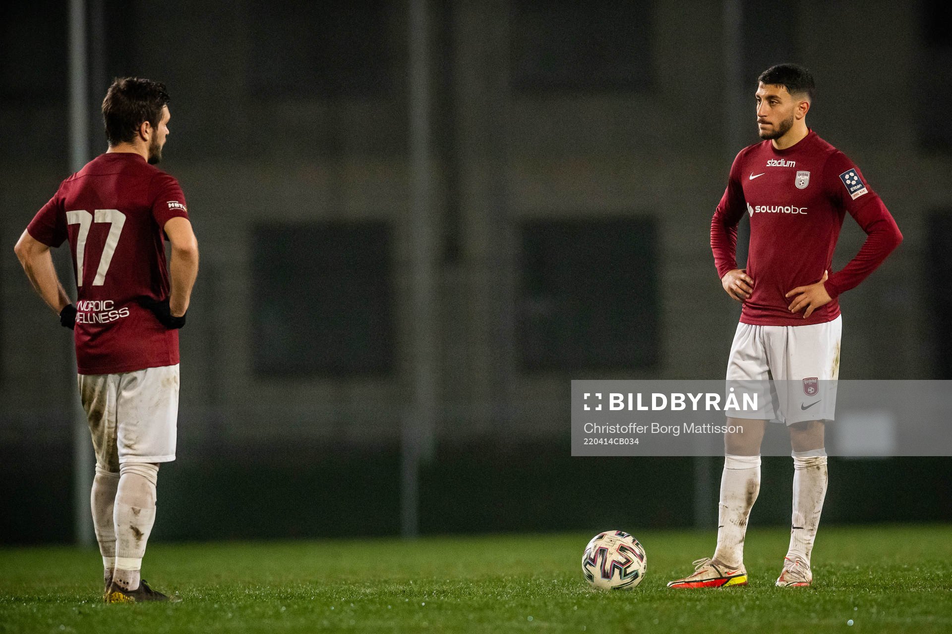 Qvidings Andreas Jenarp och Leonardo Farah Shahin deppar