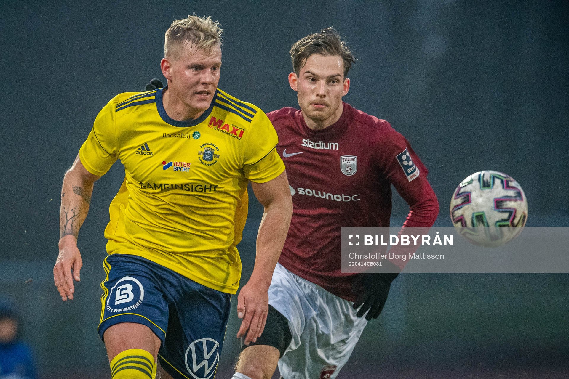 Ängelholms Emil Håkansson och Qvidings Adam Söndergaard