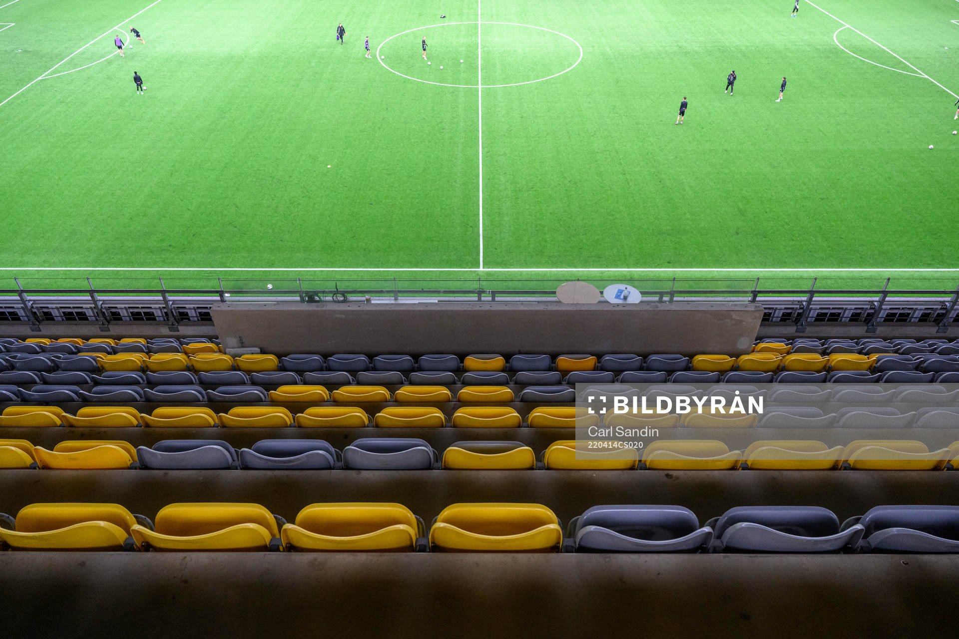 Tomma läktare på Borås Arena