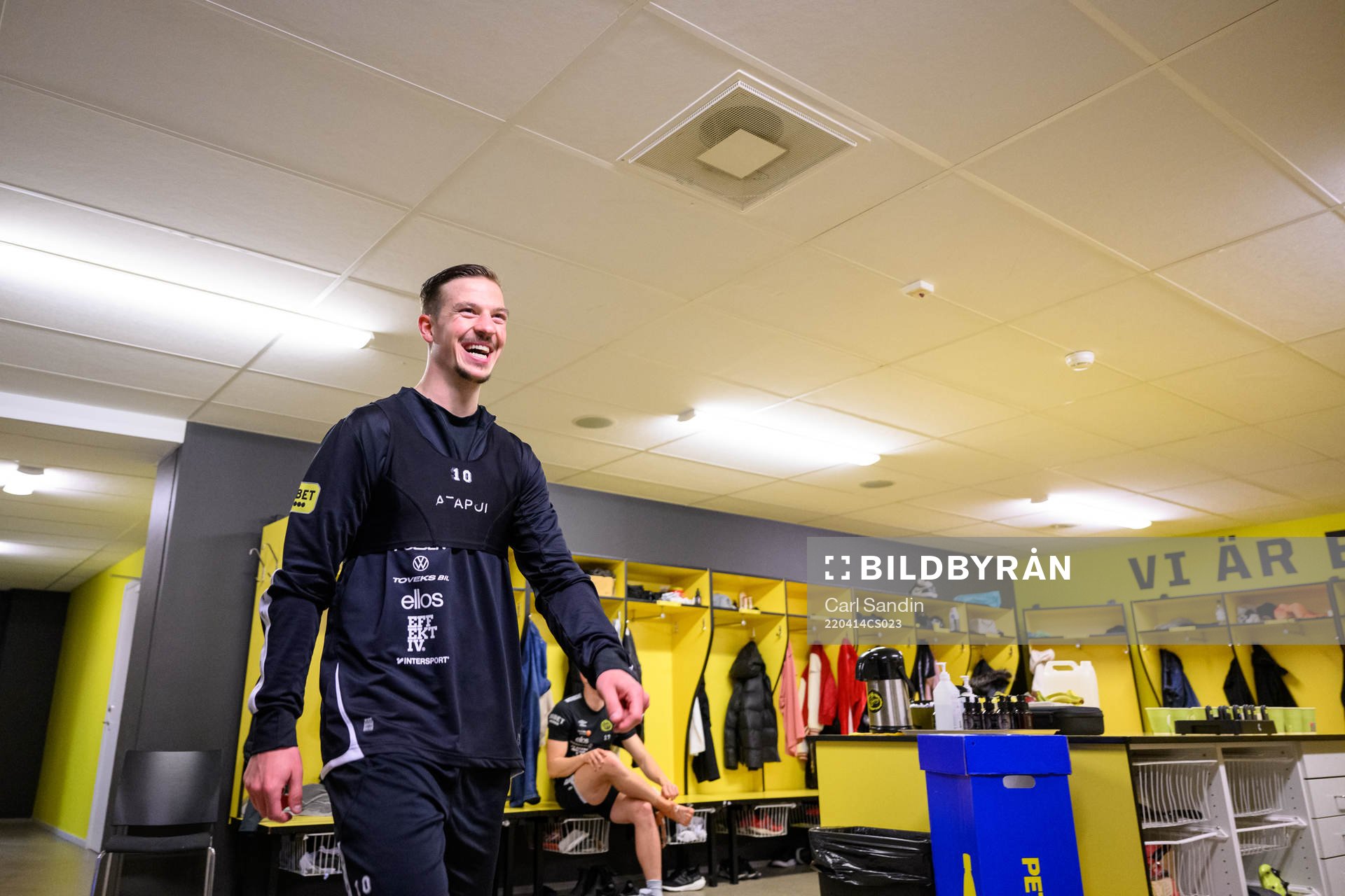 Elfsborgs Simon Olsson i omklädningsrummet