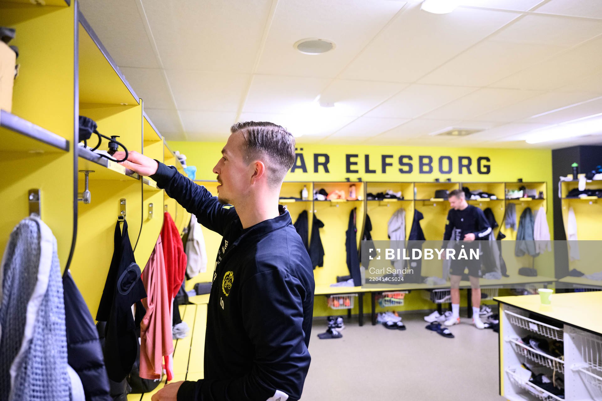 Elfsborgs Simon Olsson i omklädningsrummet